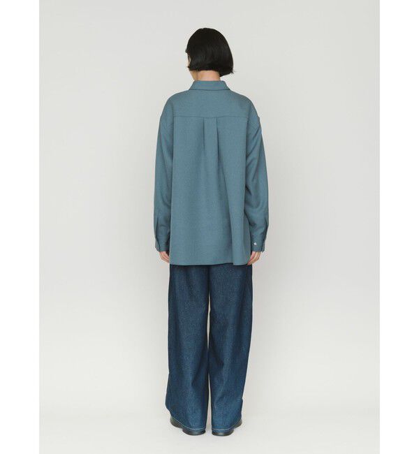 MIDIUMISOLID「MIDIUMISOLID ドローストリングシャツ」|シャツ・ブラウス|