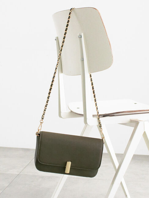 Te chichi「レオパードチェーンクラッチショルダー」|その他|グリーン