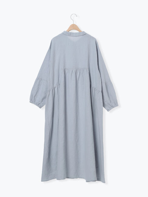 Samansa Mos2「【Cross&times;Linen】ショールカラーワンピース ≪S/Mサイズ≫」|ワンピース|