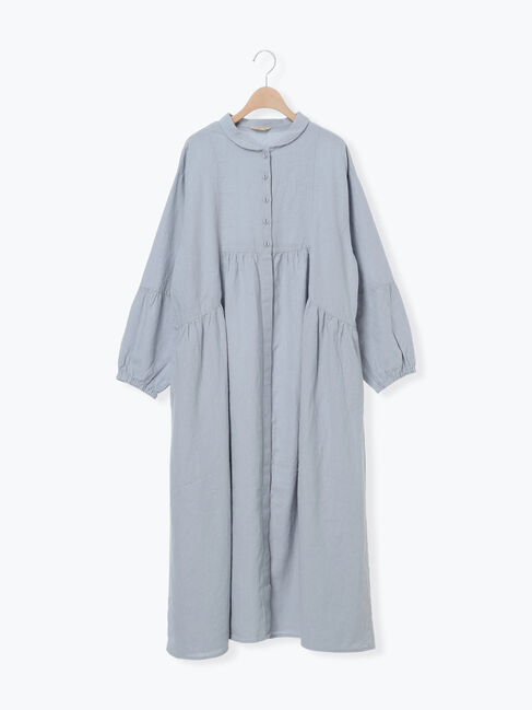 Samansa Mos2「【Cross&times;Linen】ショールカラーワンピース ≪S/Mサイズ≫」|ワンピース|