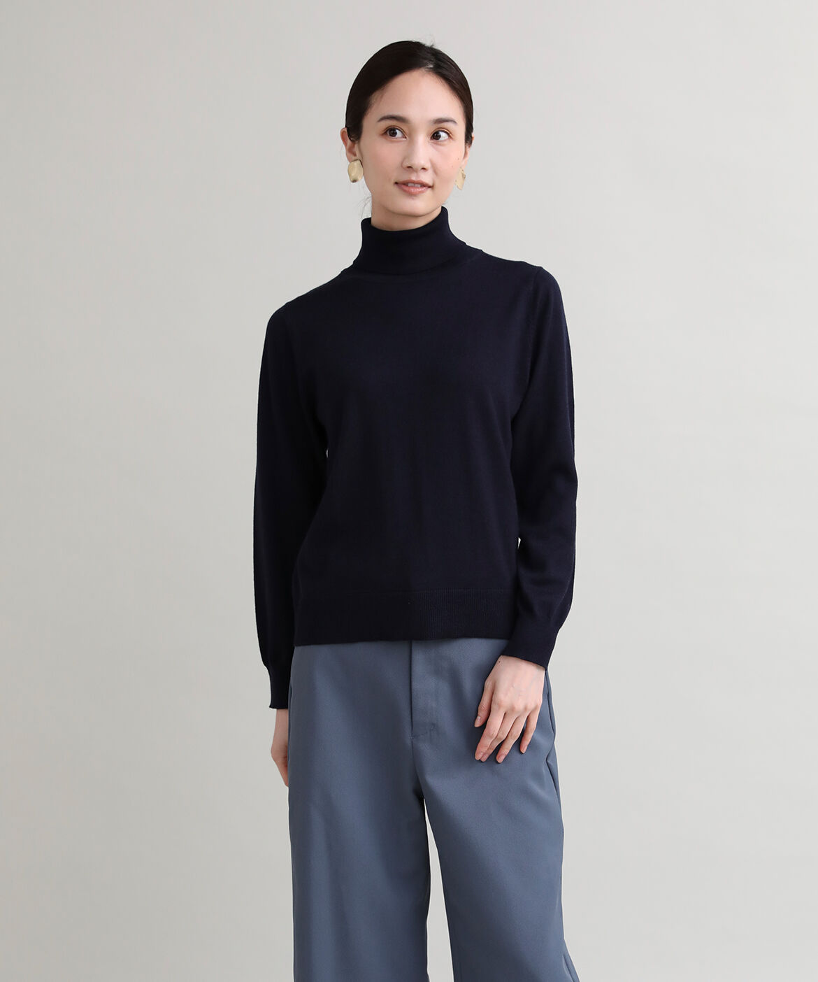 DAY by DAY it&rsquo;s international「ベーシックタートルネックニット《HARMONY》」|ニット・セーター|ネイビー