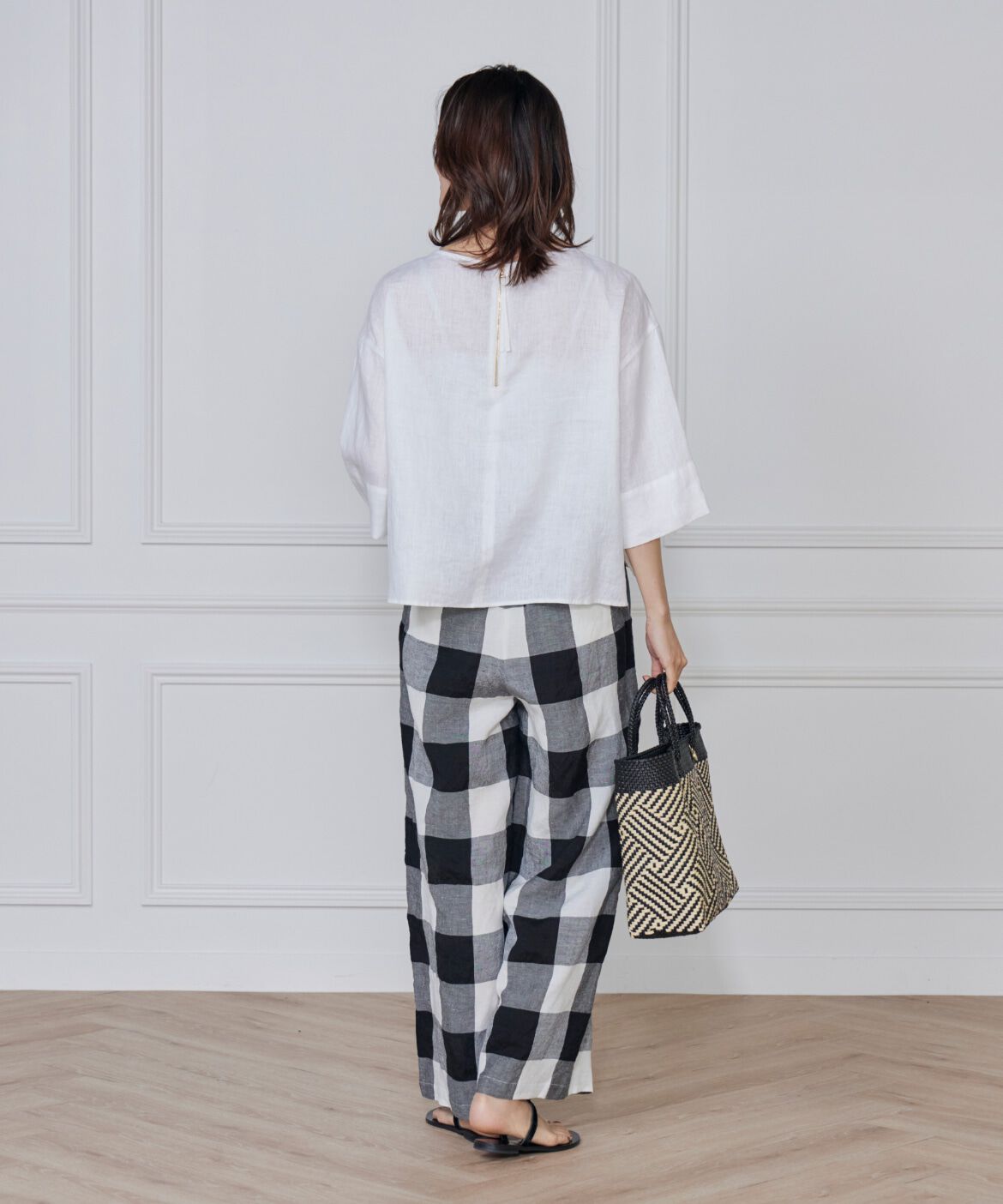 7-IDconcept.「リネンワイドシルエットブラウス」|シャツ・ブラウス|