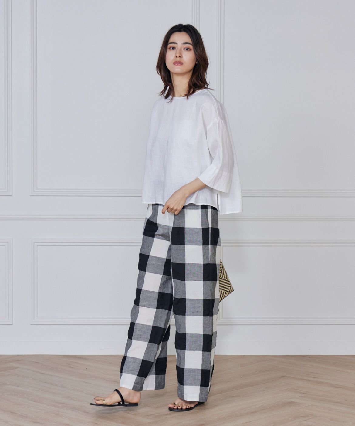 7-IDconcept.「リネンワイドシルエットブラウス」|シャツ・ブラウス|