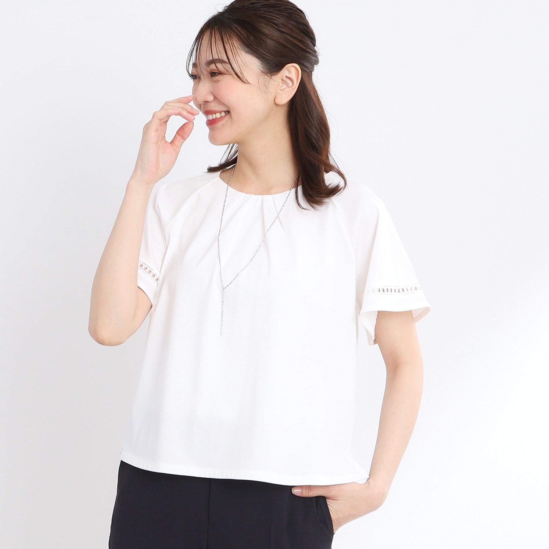 Reflect「【手洗い可】フレアースリーブカットソー」|Tシャツ・カットソー|