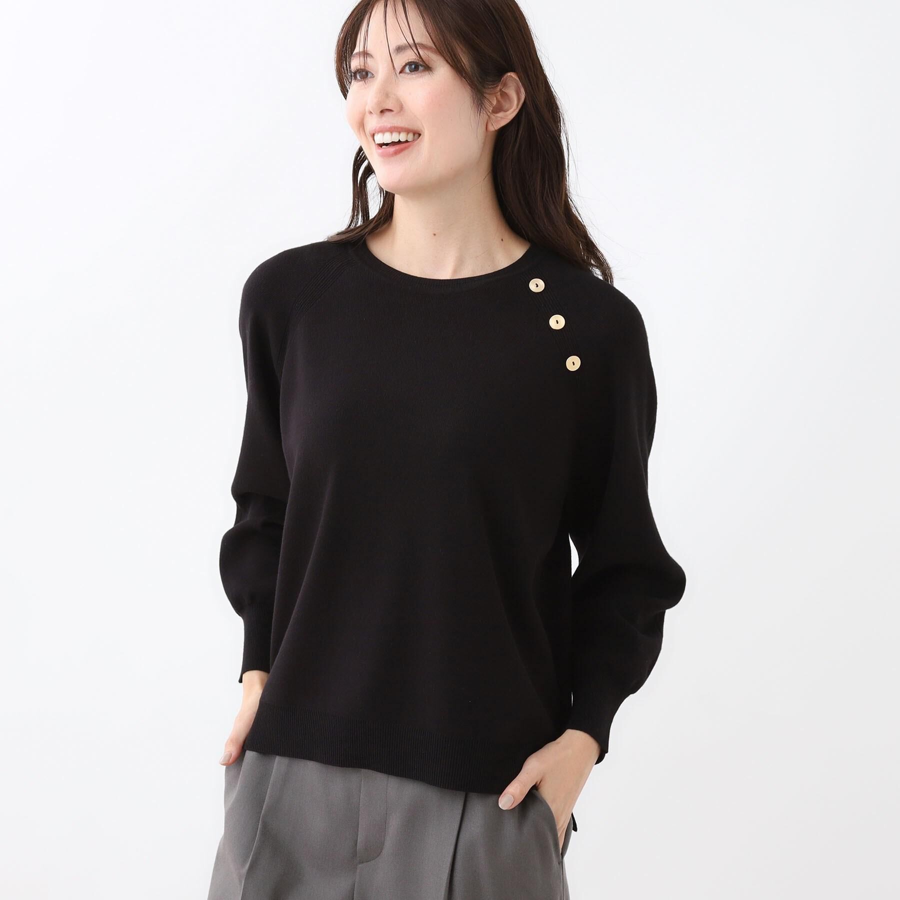 Reflect「【ゆったり着られる◎】ラグランスリーブニット」|ニット・セーター|