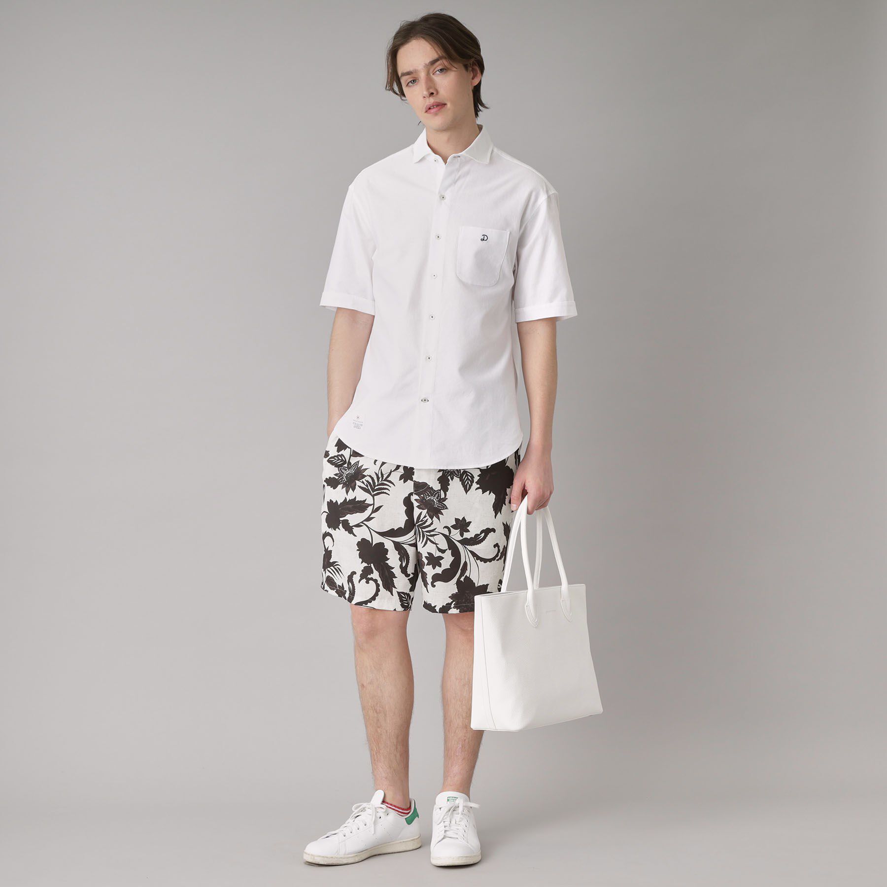 DRESSTERIOR「メッシュエアー ハーフスリーブシャツ」|シャツ・ブラウス|