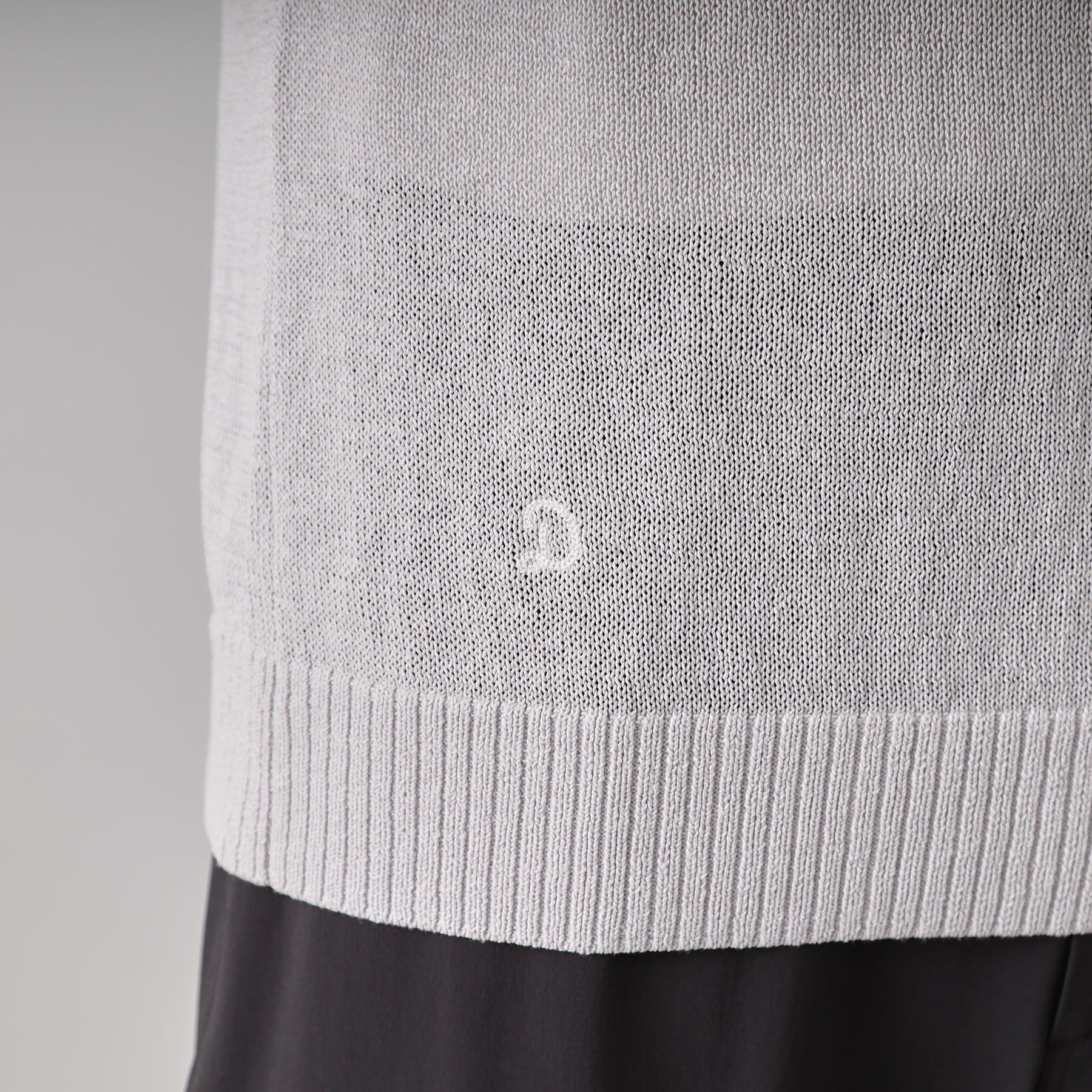 DRESSTERIOR「ペーパーコットン ハーフスリーブニット」|ニット・セーター|