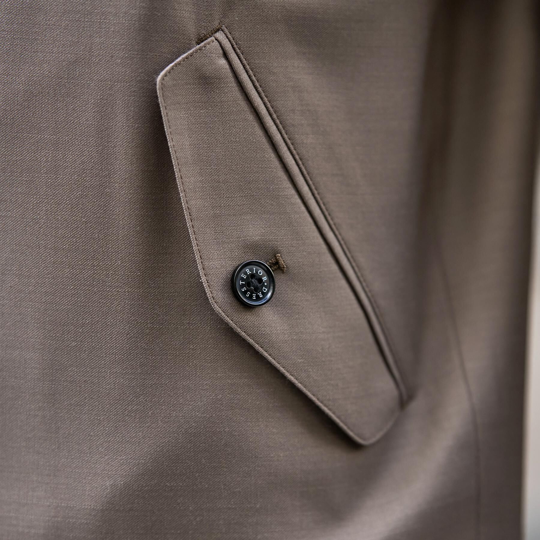 DRESSTERIOR「ウォッシャブル ウール混ハリントンジャケット」|ブルゾン・スタジャン|