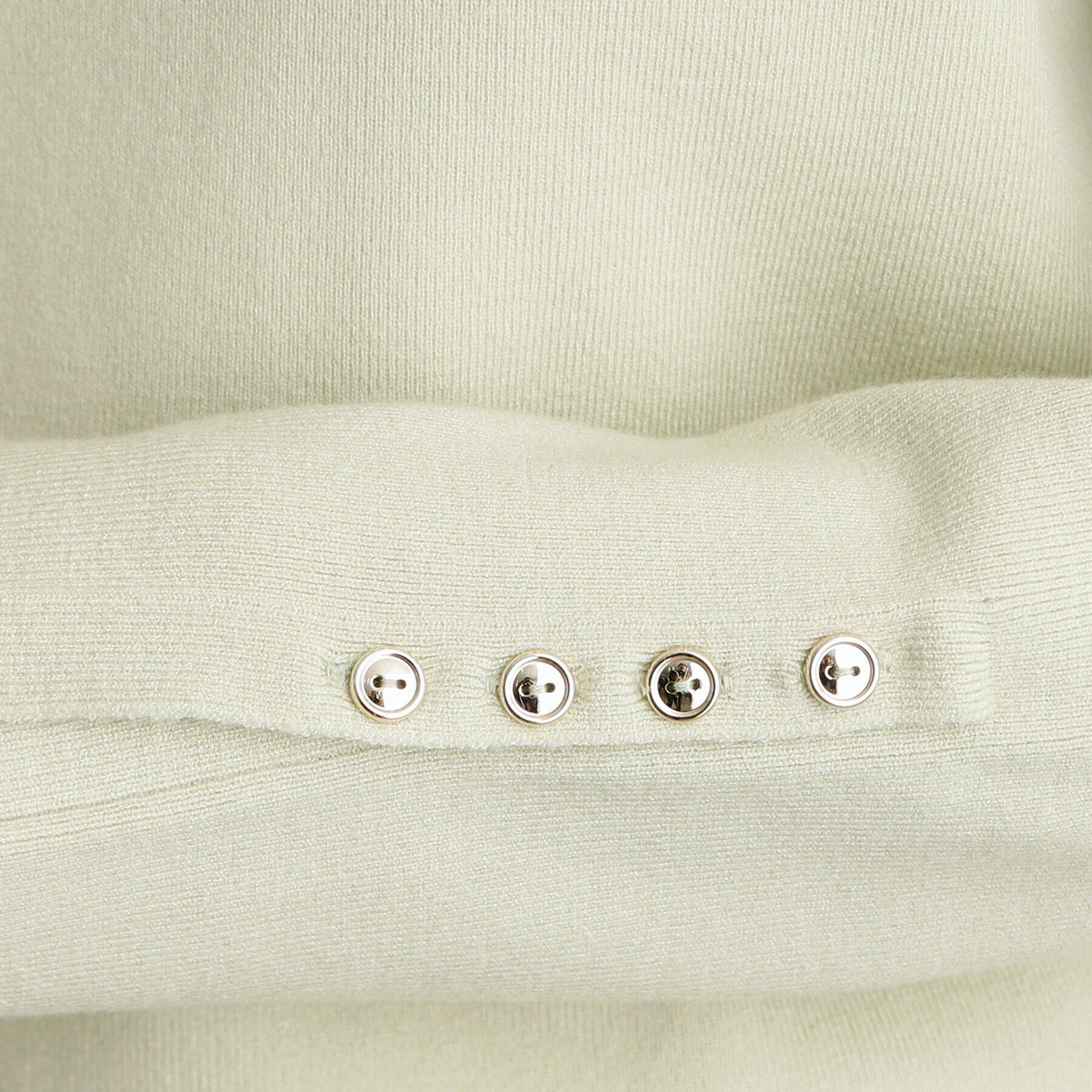 grove「総針袖口金ボタンニットロンT」|ニット・セーター|