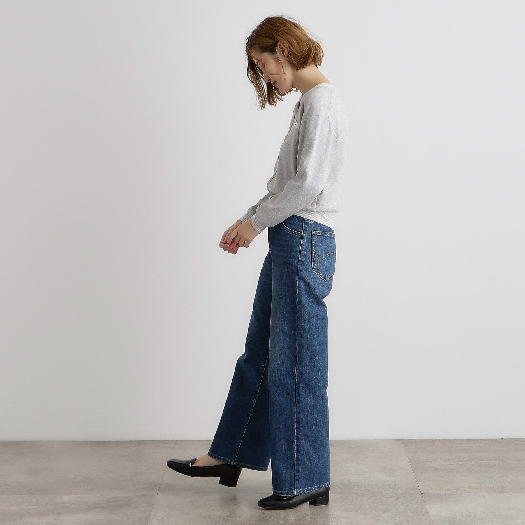 grove「【Lee&times;grove別注】WIDE DENIM PANTS」|デニム|