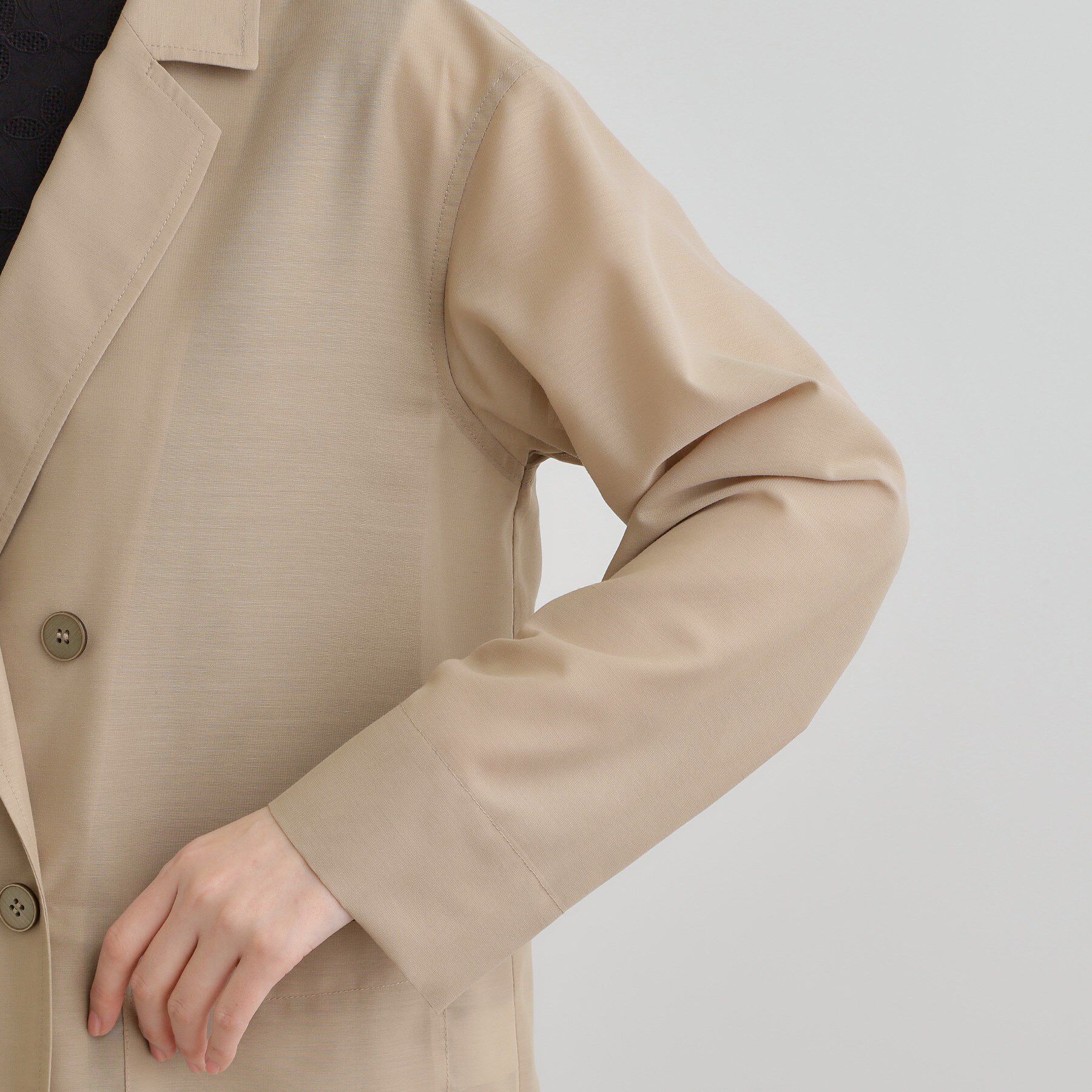 grove「【洒落感際立つ羽織アイテム】シアーテーラードジャケット」|テーラードジャケット|