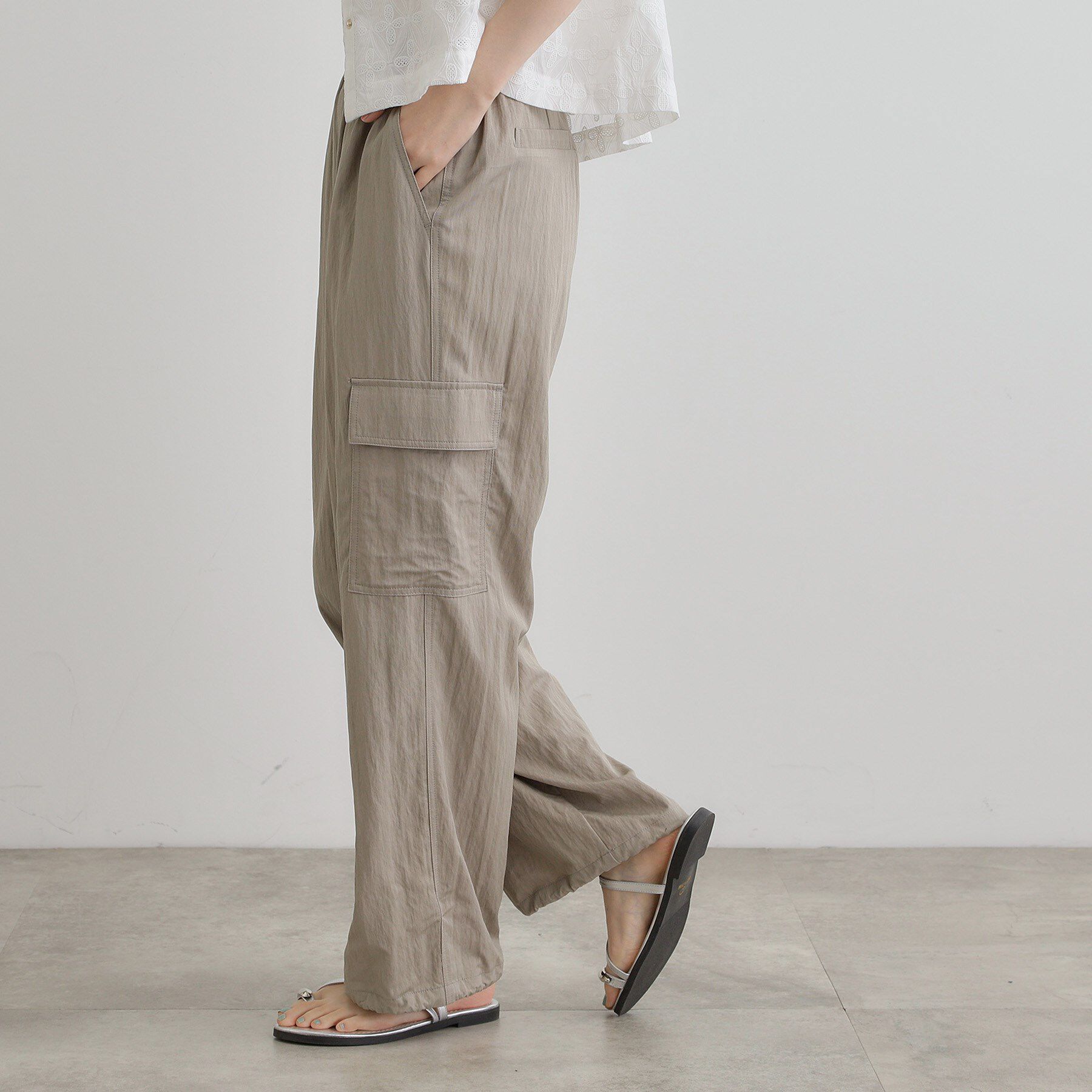 grove「【ひんやり】2WAYツイルカーゴパンツ」|その他|