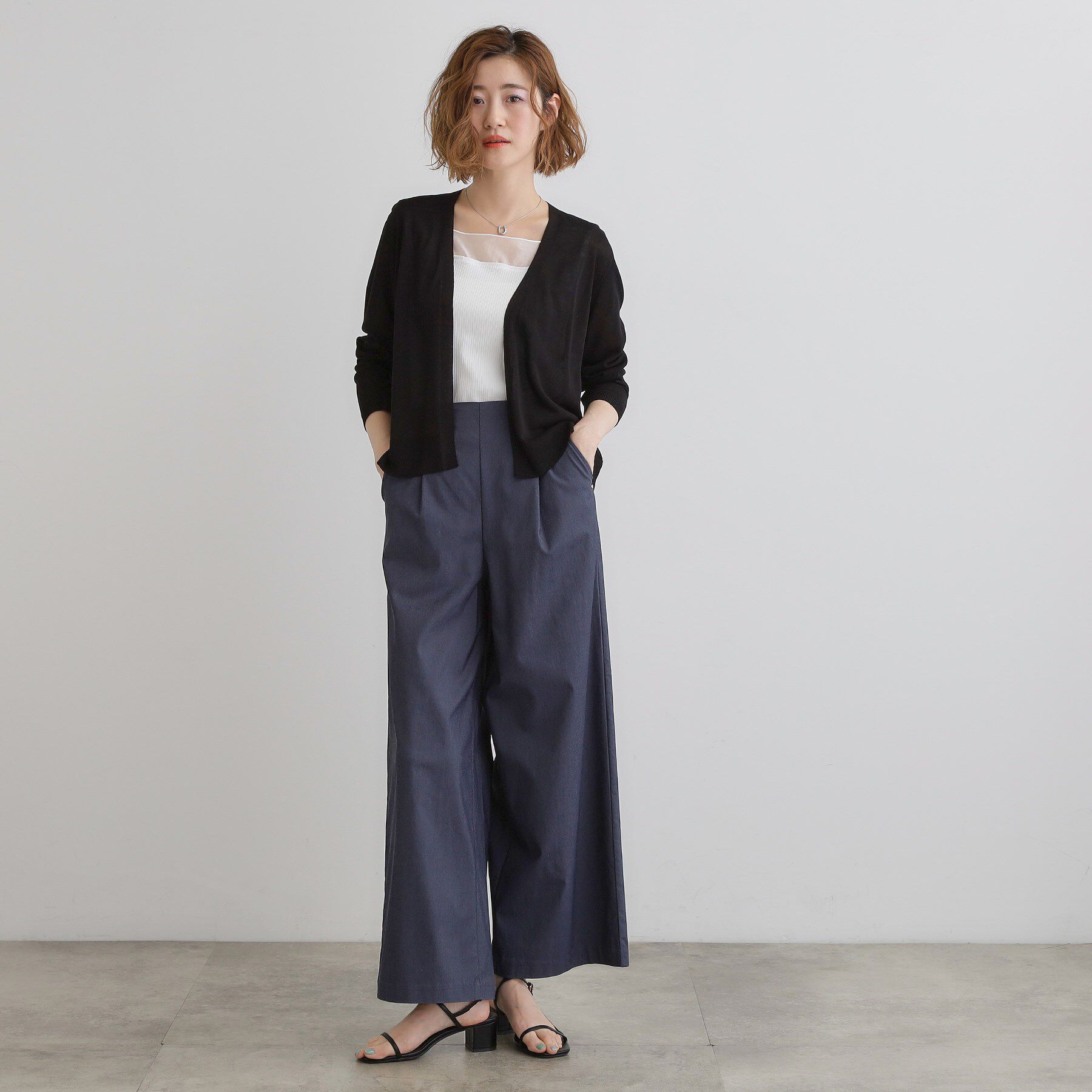 grove「【接触冷感/UVカットetc】夏に嬉しい機能付き！ベーシックショートカーディガン」|カーディガン|