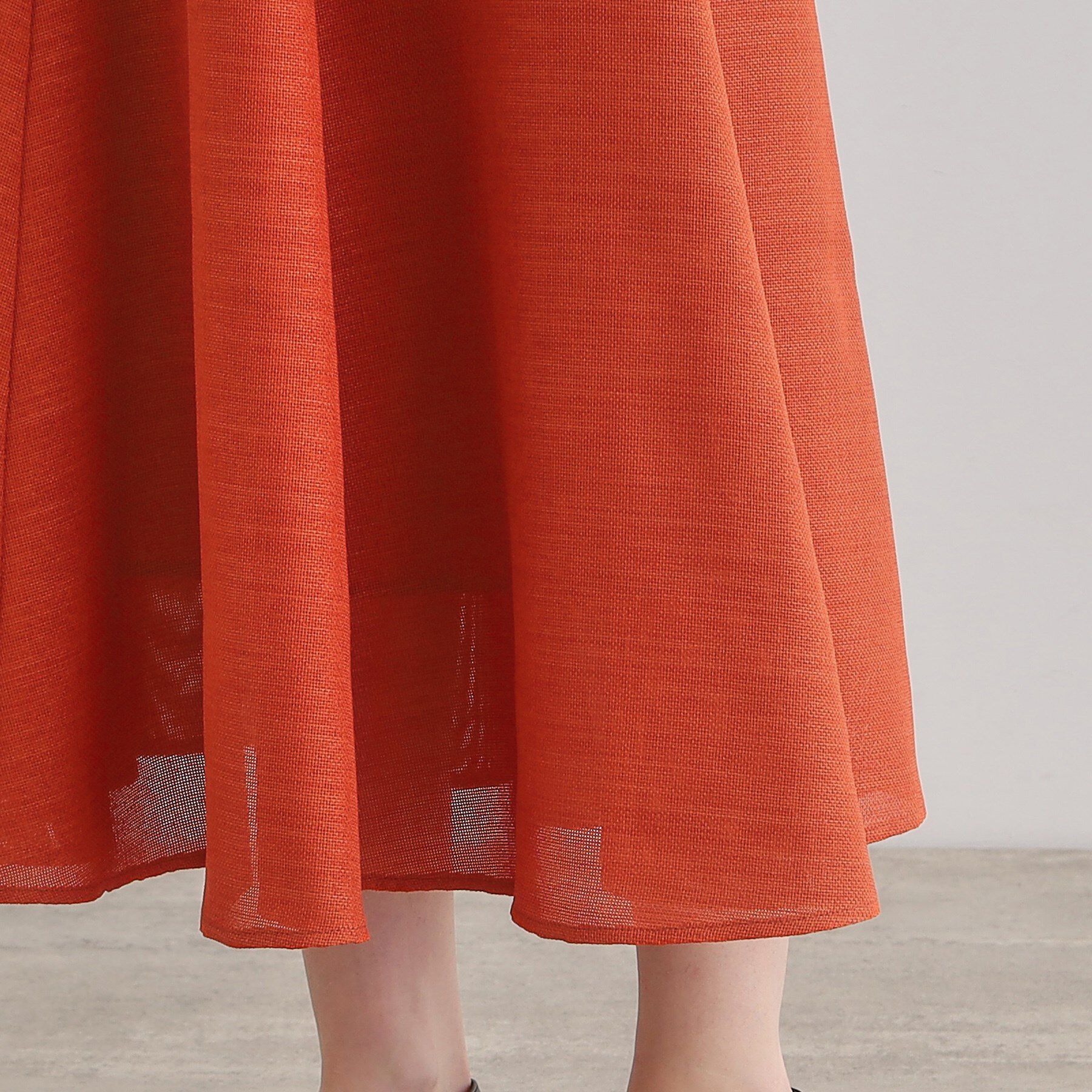 grove「【大人のリゾートスタイル/SETUP】麻調フレアスカート」|スカート|