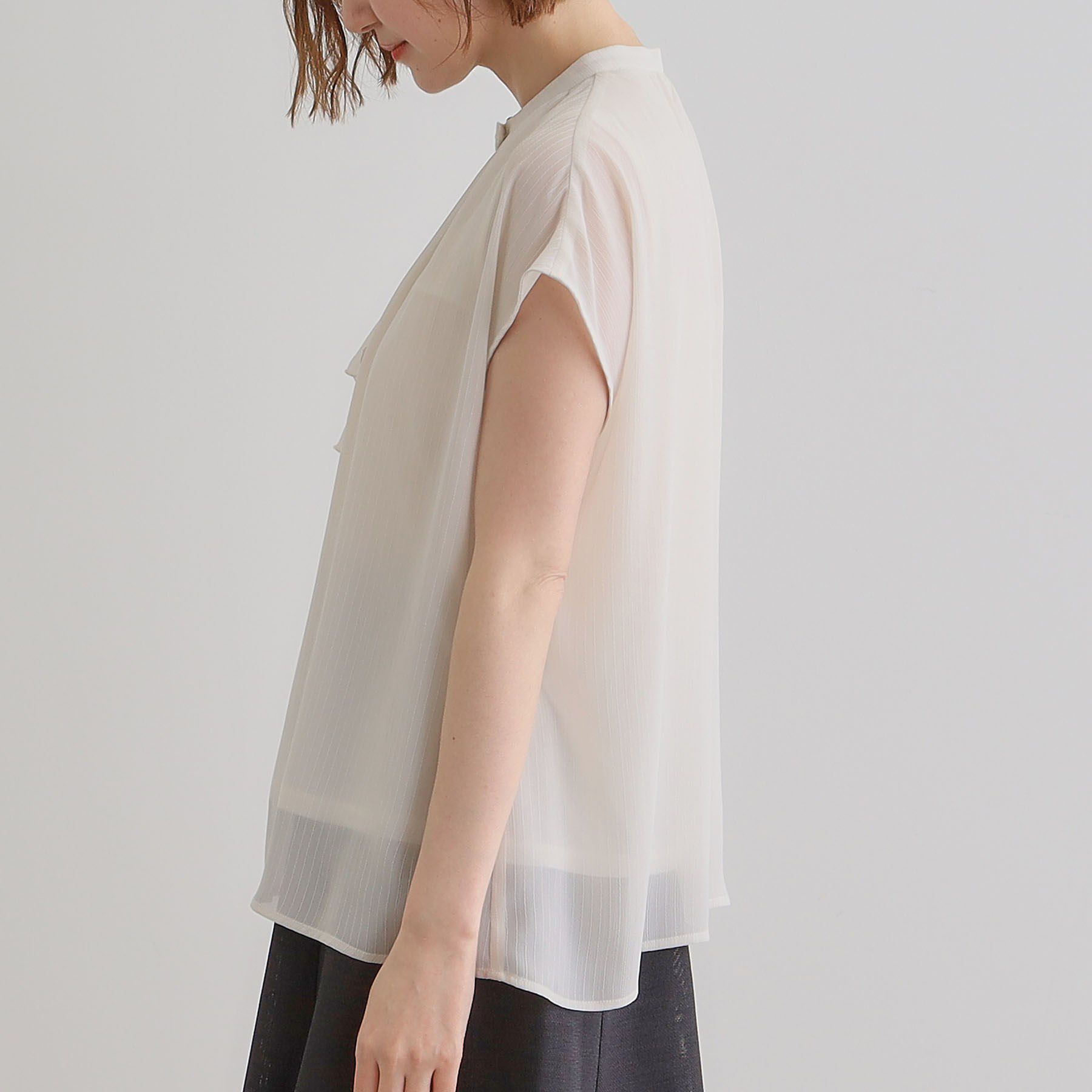 grove「フロントラッフルフリルブラウス」|シャツ・ブラウス|