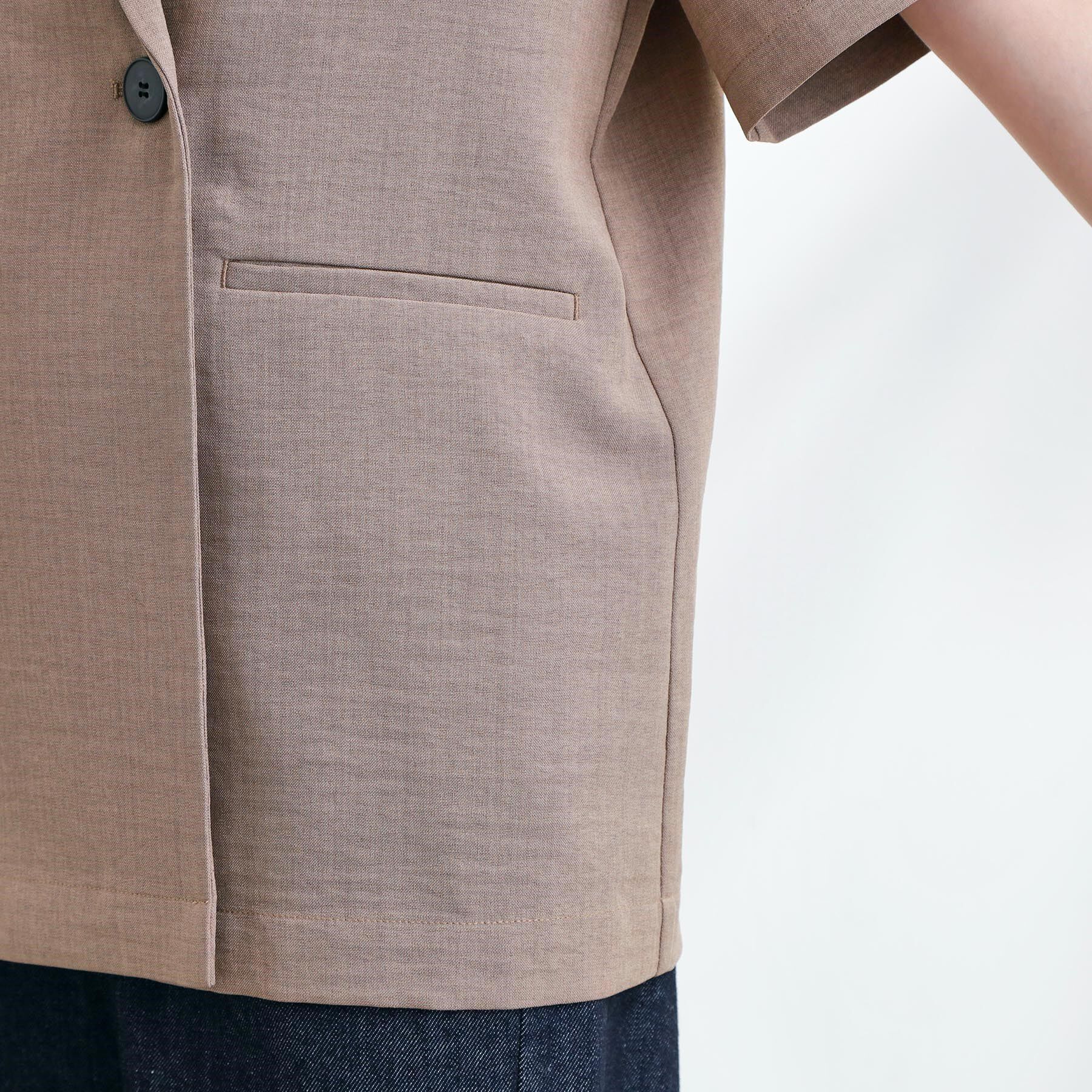 grove「軽やかに羽織れて、きちんと見え ハーフスリーブテーラードジャケット」|テーラードジャケット|