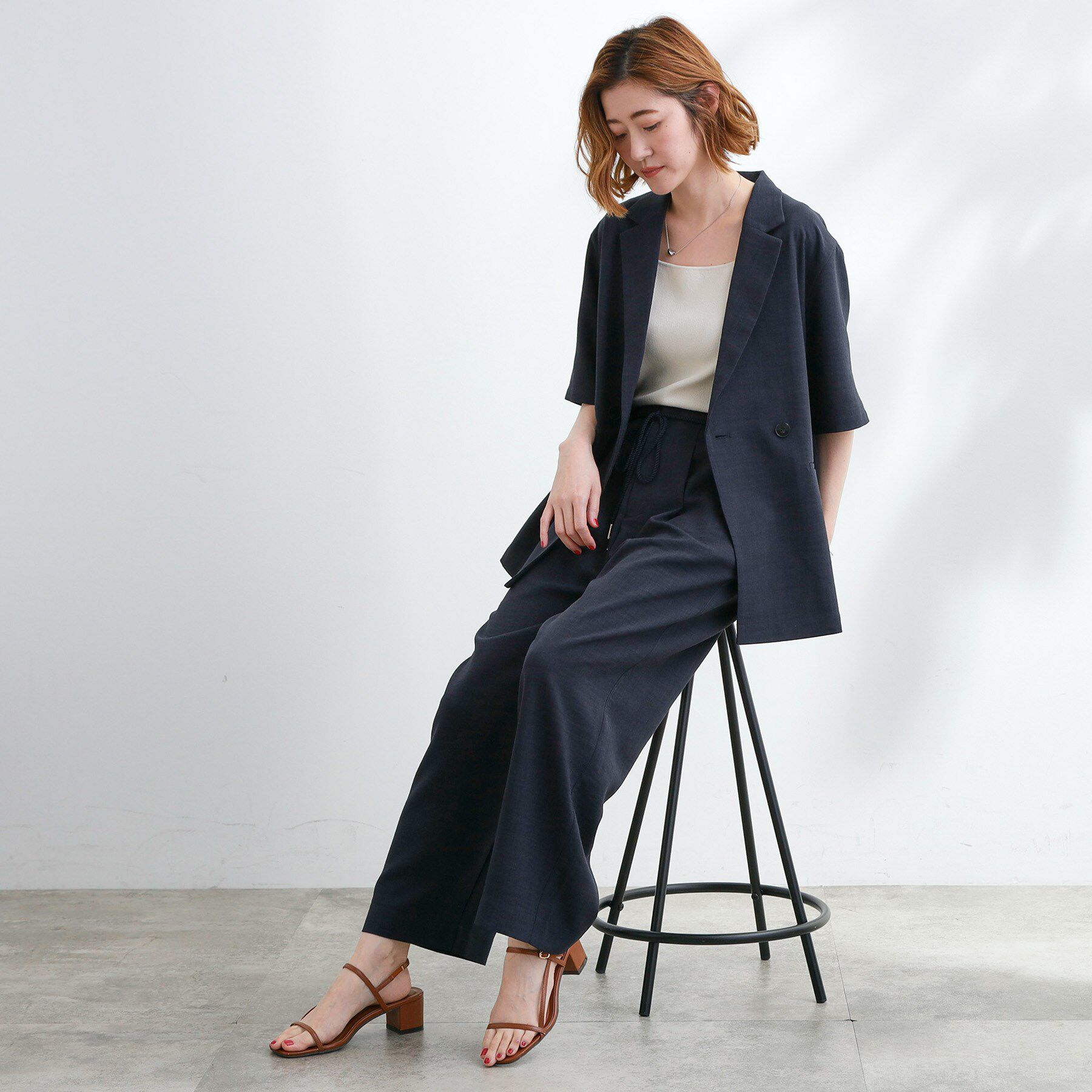 grove「ロープベルトで差がつく 洗練リラックスパンツ」|その他|