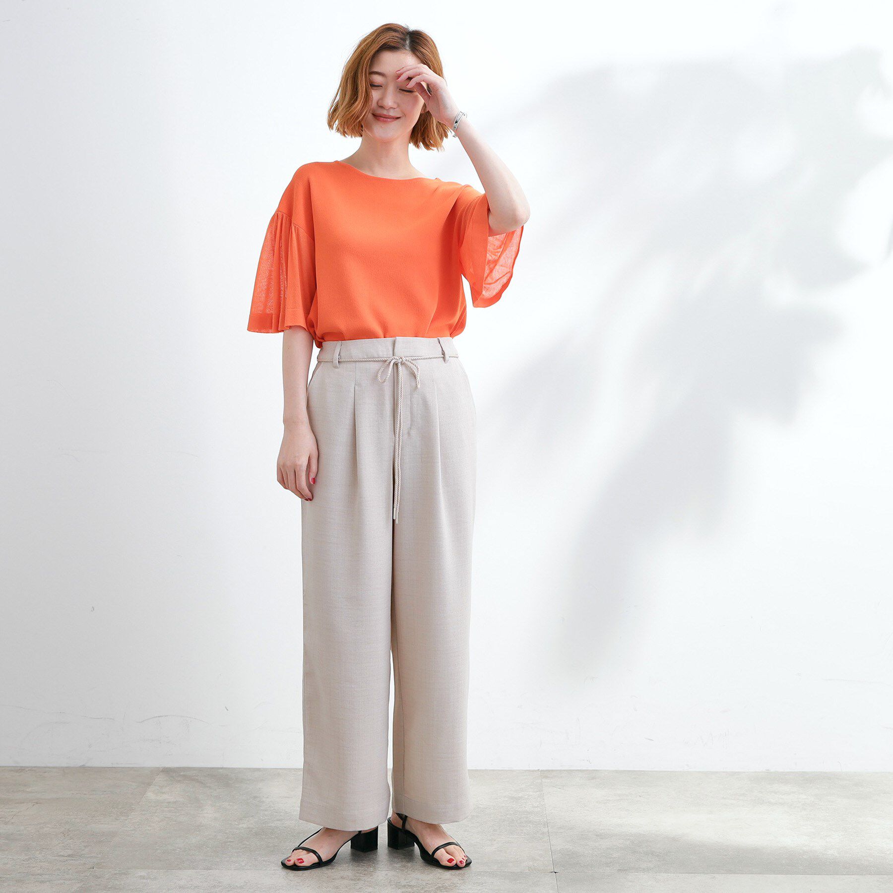 grove「ロープベルトで差がつく 洗練リラックスパンツ」|その他|