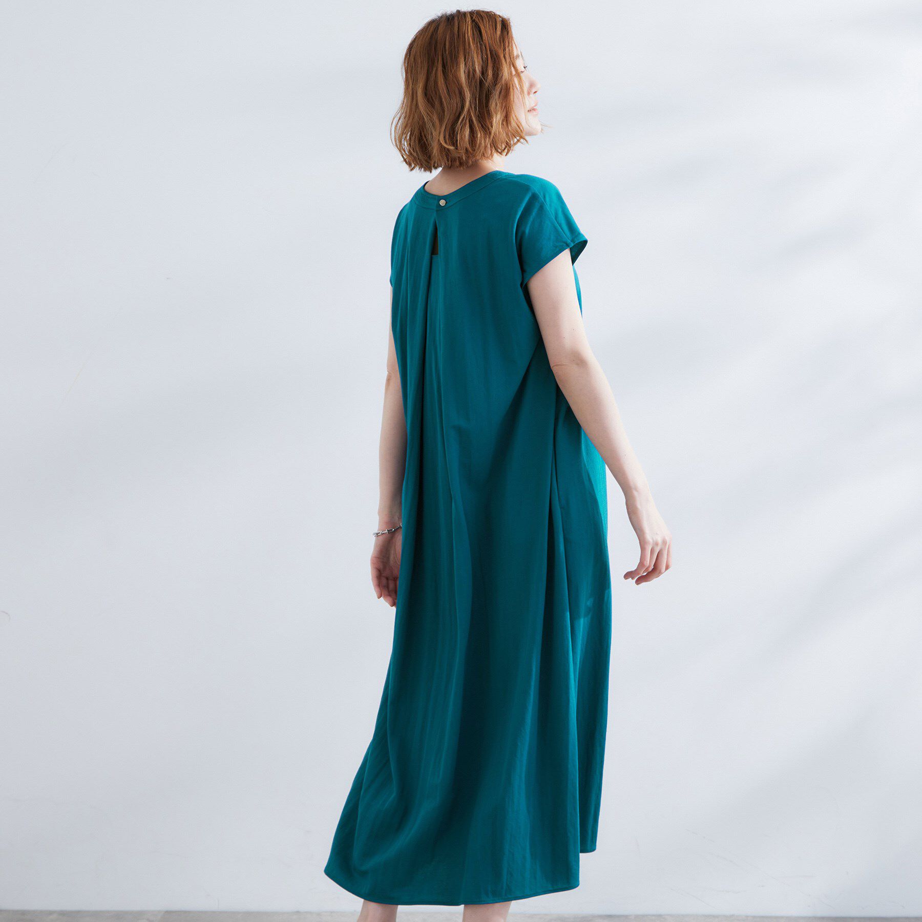 grove「【冷感・UV】モクロディフレンチスリーブワンピース」|ワンピース|