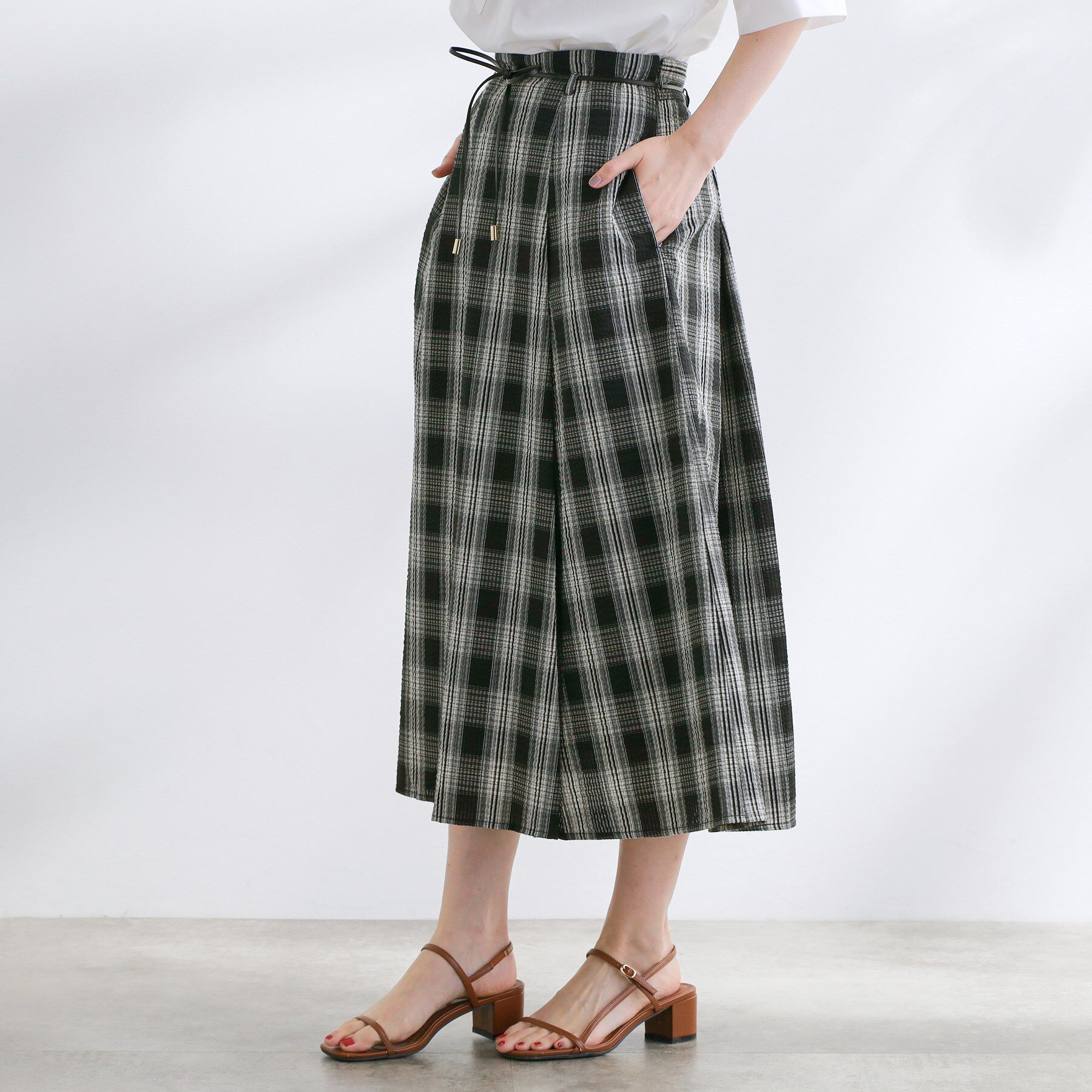 grove「コードリボンタックAラインスカート」|スカート|