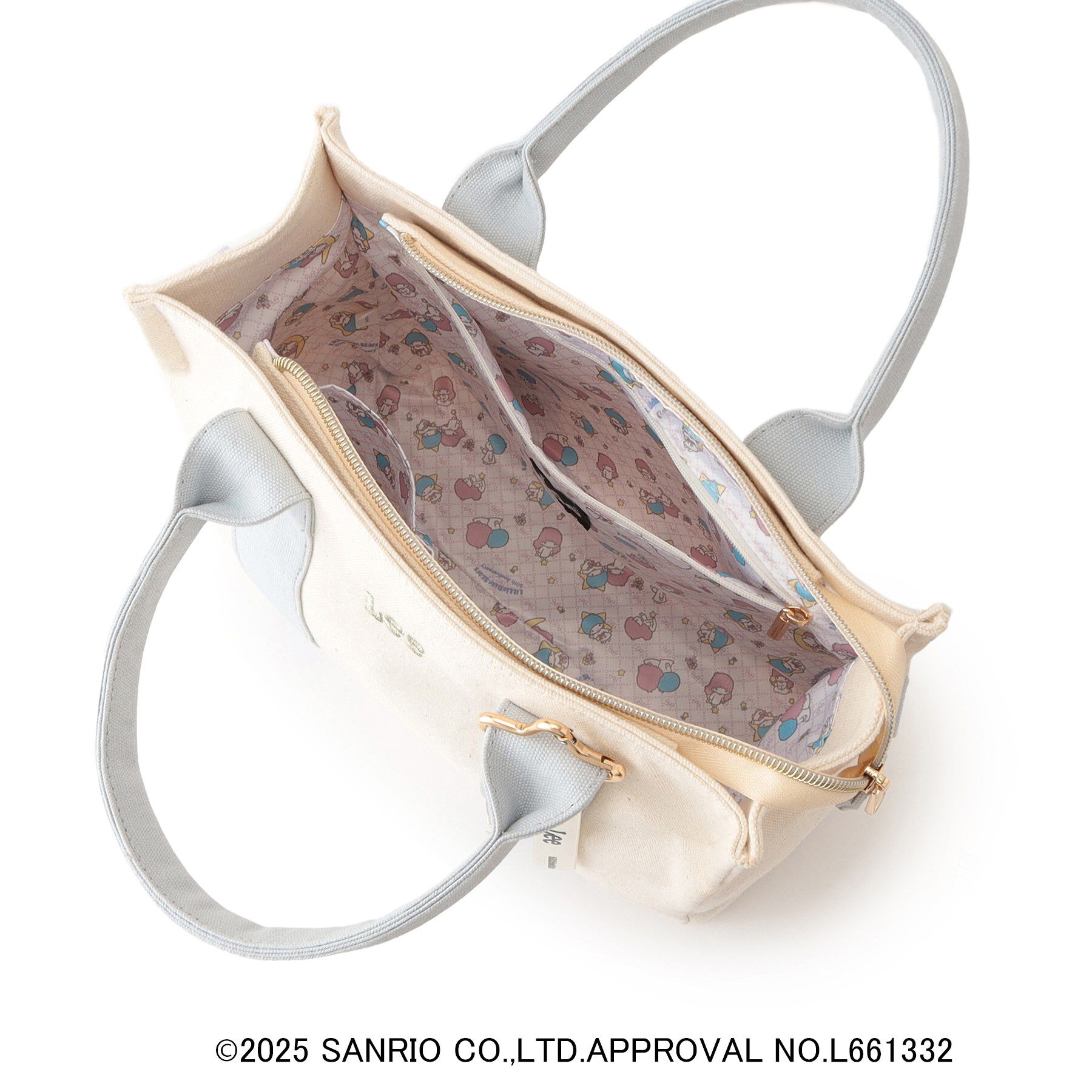 grove「【Lee&times;Kiki＆Lalaコラボ】スクエアキャンバストート」|トートバッグ|