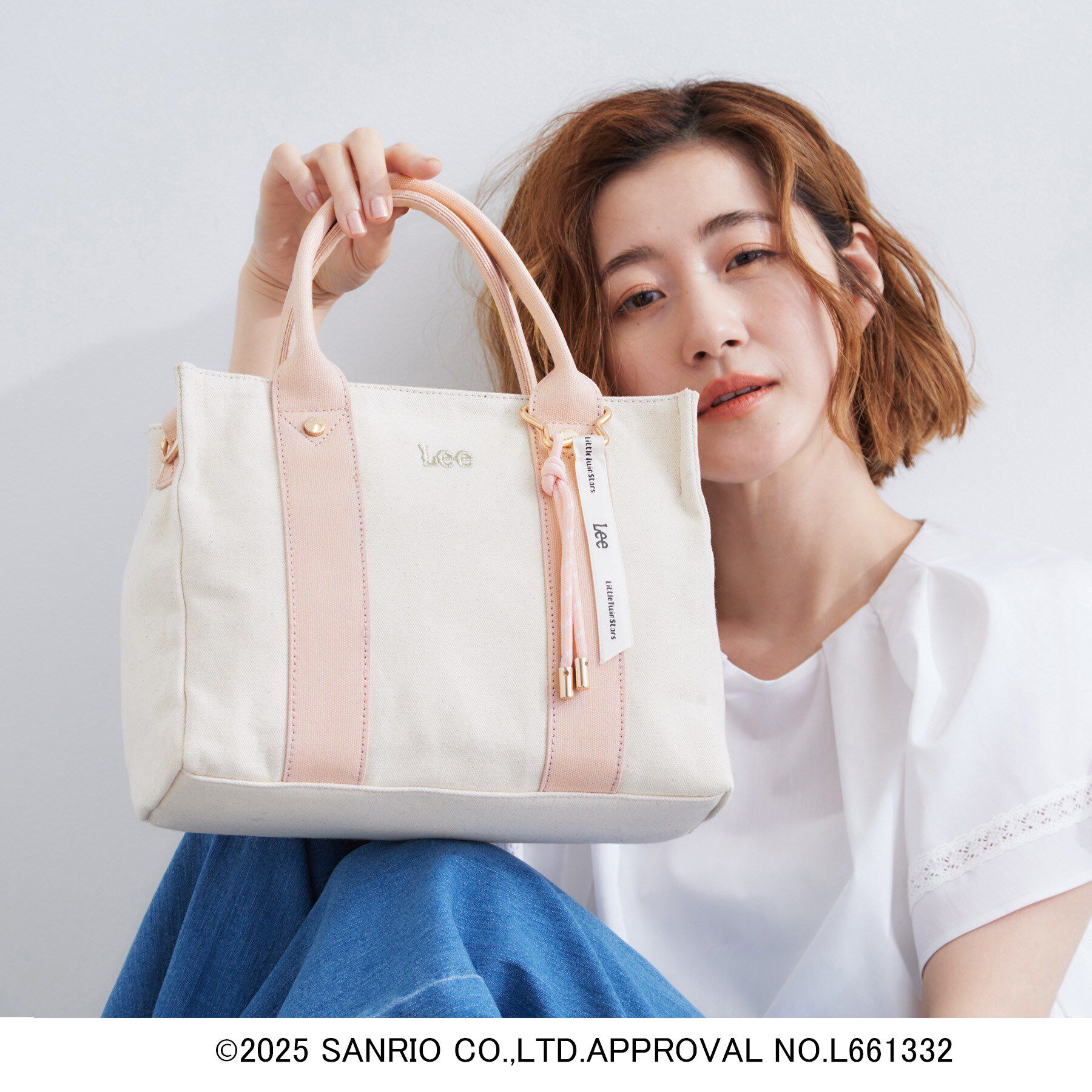 grove「【Lee&times;Kiki＆Lalaコラボ】スクエアキャンバストート」|トートバッグ|