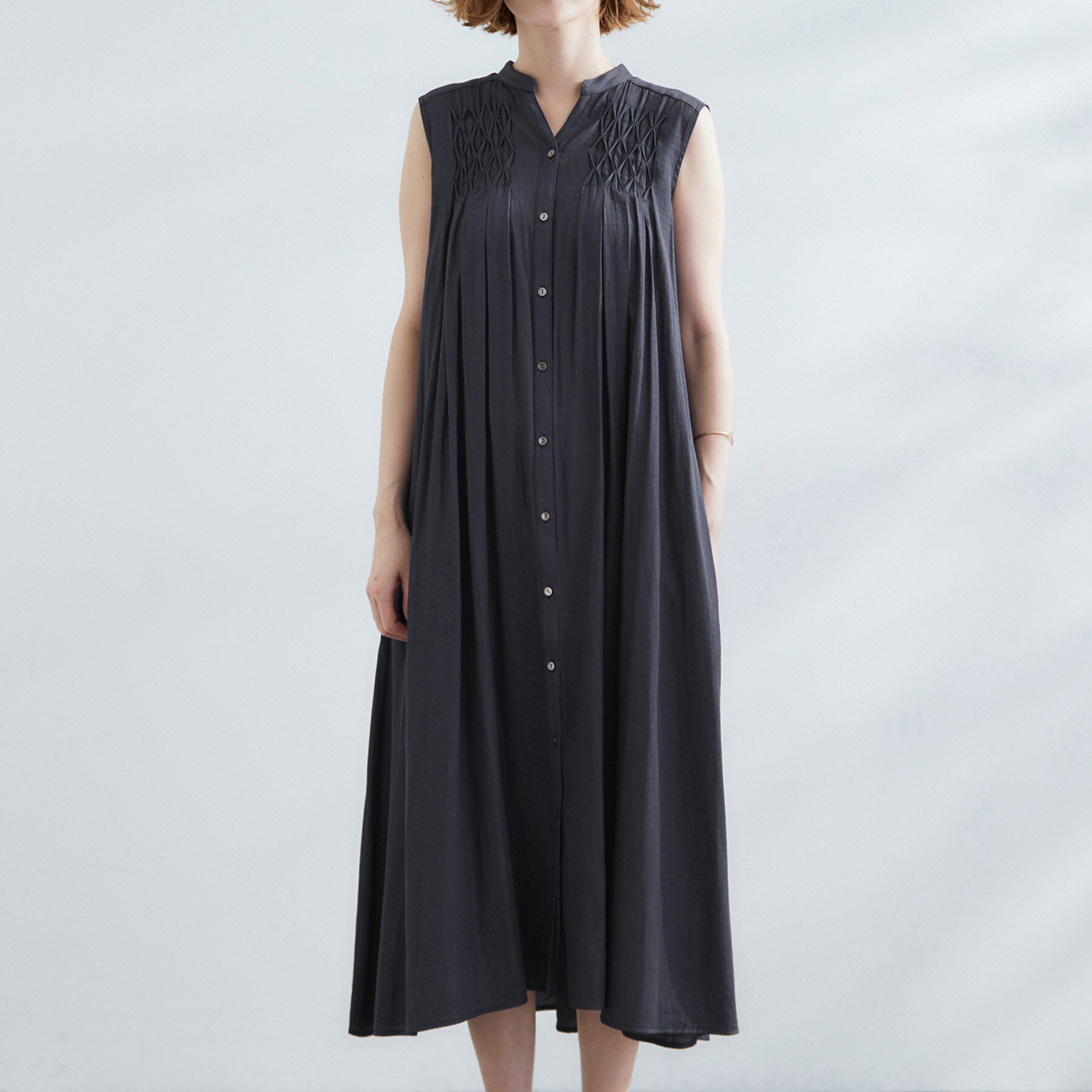 grove「シャンブレースモッキングワンピース」|ワンピース|