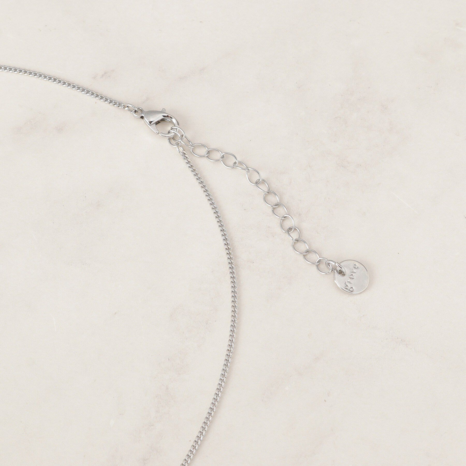 grove「ツイストオーバルビジューネックレス」|ネックレス|