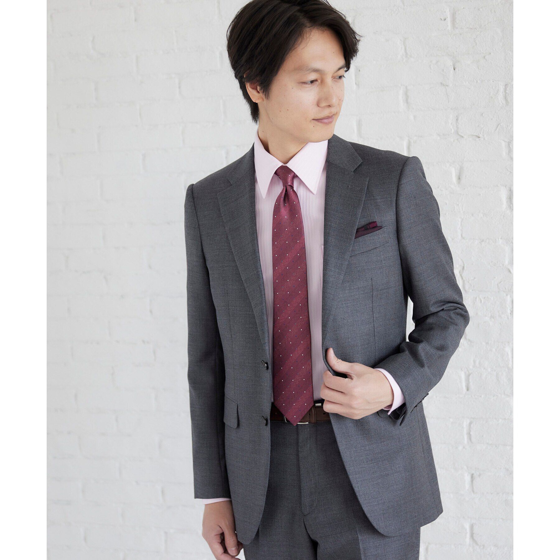 TAKEO KIKUCHI「【THE FLAGSHIP】鱗紋（うろこもん）シルクネクタイ」|ネクタイ・蝶ネクタイ|