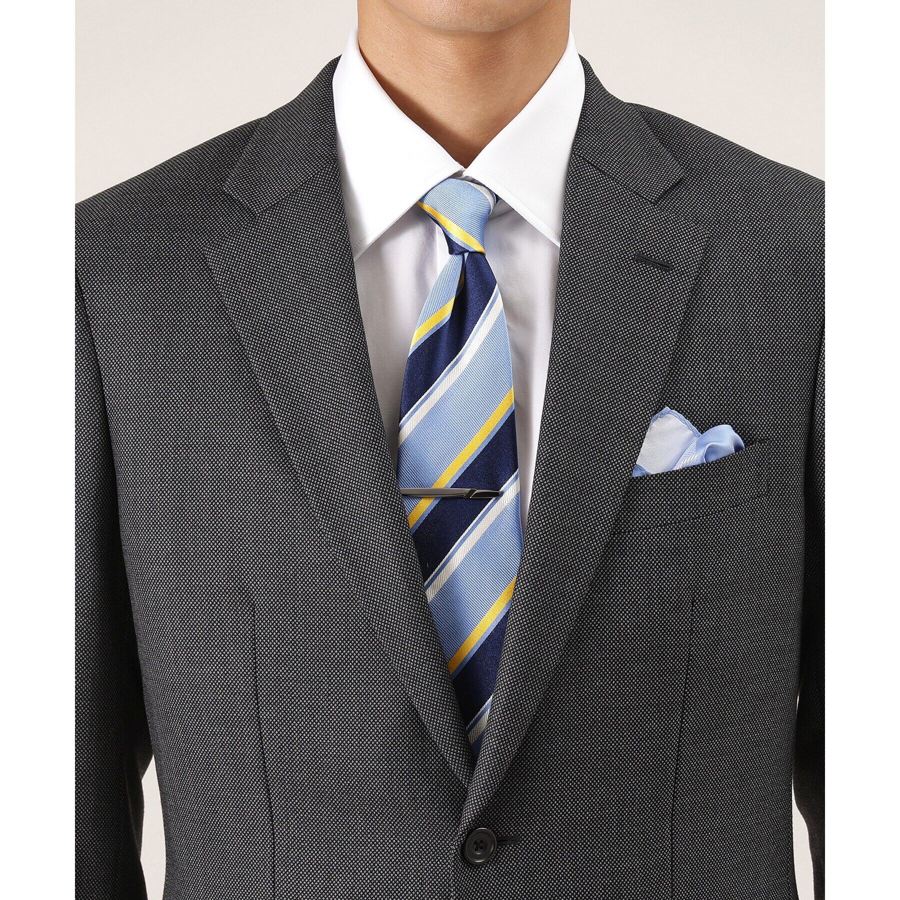 TAKEO KIKUCHI「【セレモニー対応】サテン4面パネル ポケットチーフ」|バンダナ・スカーフ|