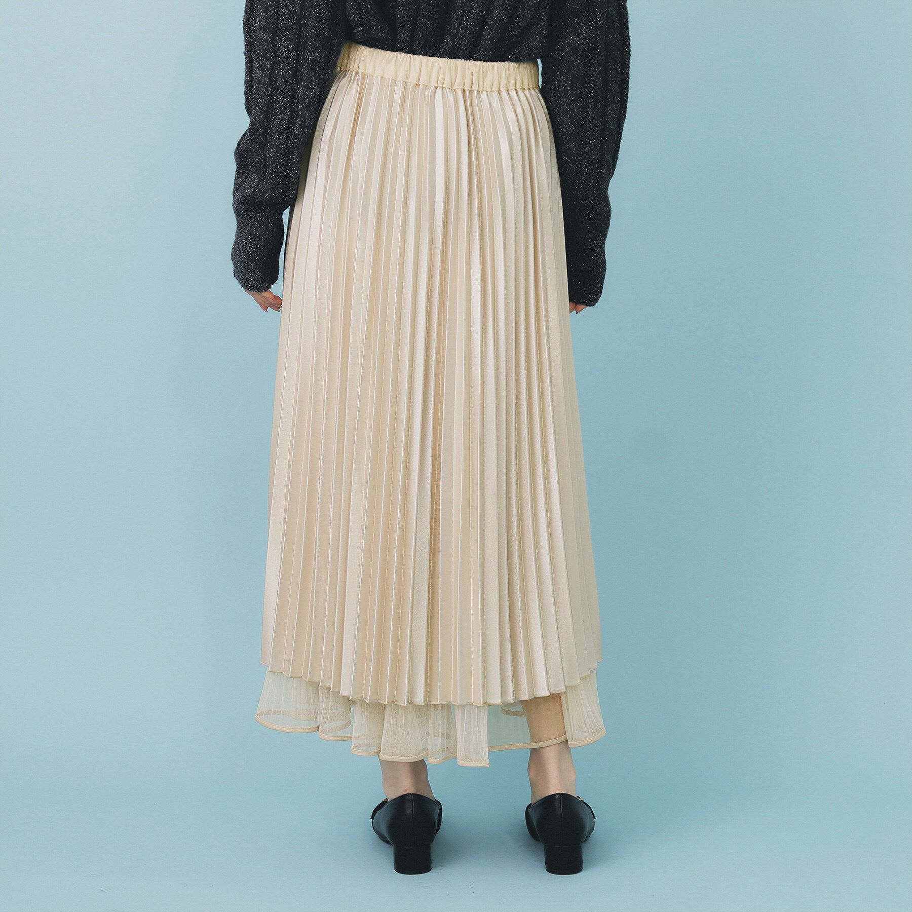 index「リバーシブルチュールティアードフレアスカート【洗濯機OK】」|スカート|