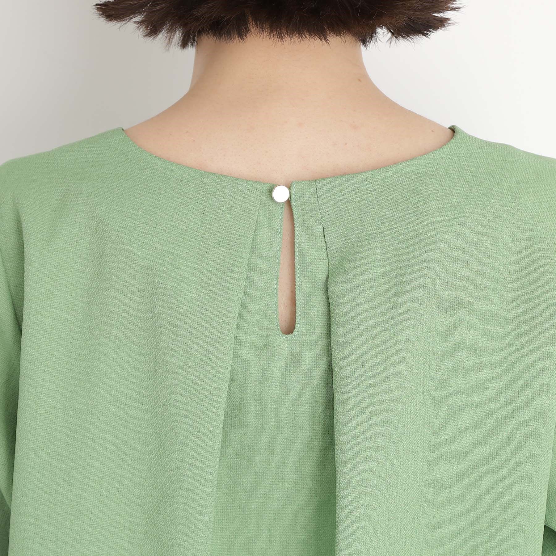 THE SHOP TK「麻調ブラウス【シワになりにくい/洗える】」|シャツ・ブラウス|