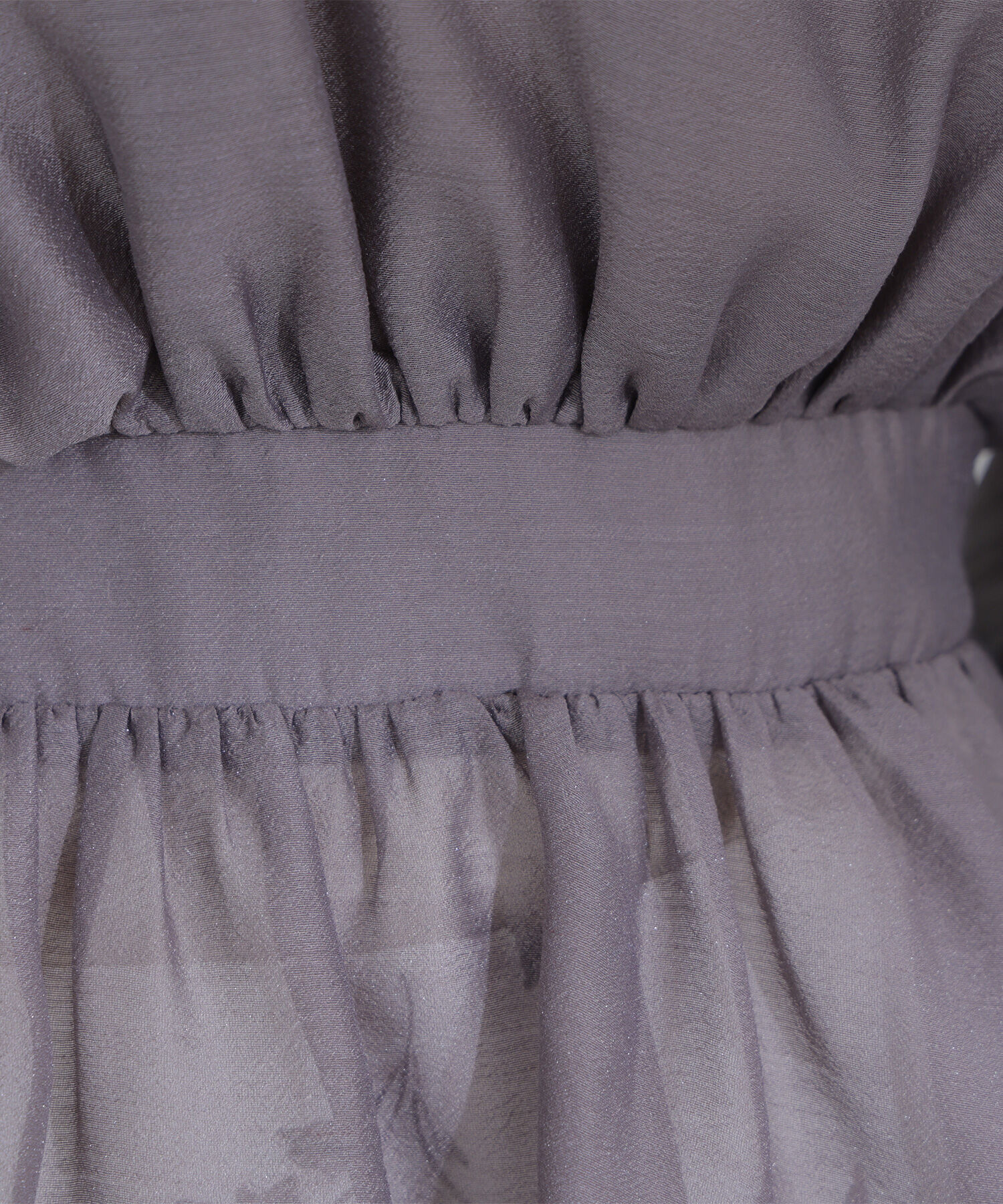  「シアーギャザーペプラムブラウス」|シャツ・ブラウス|