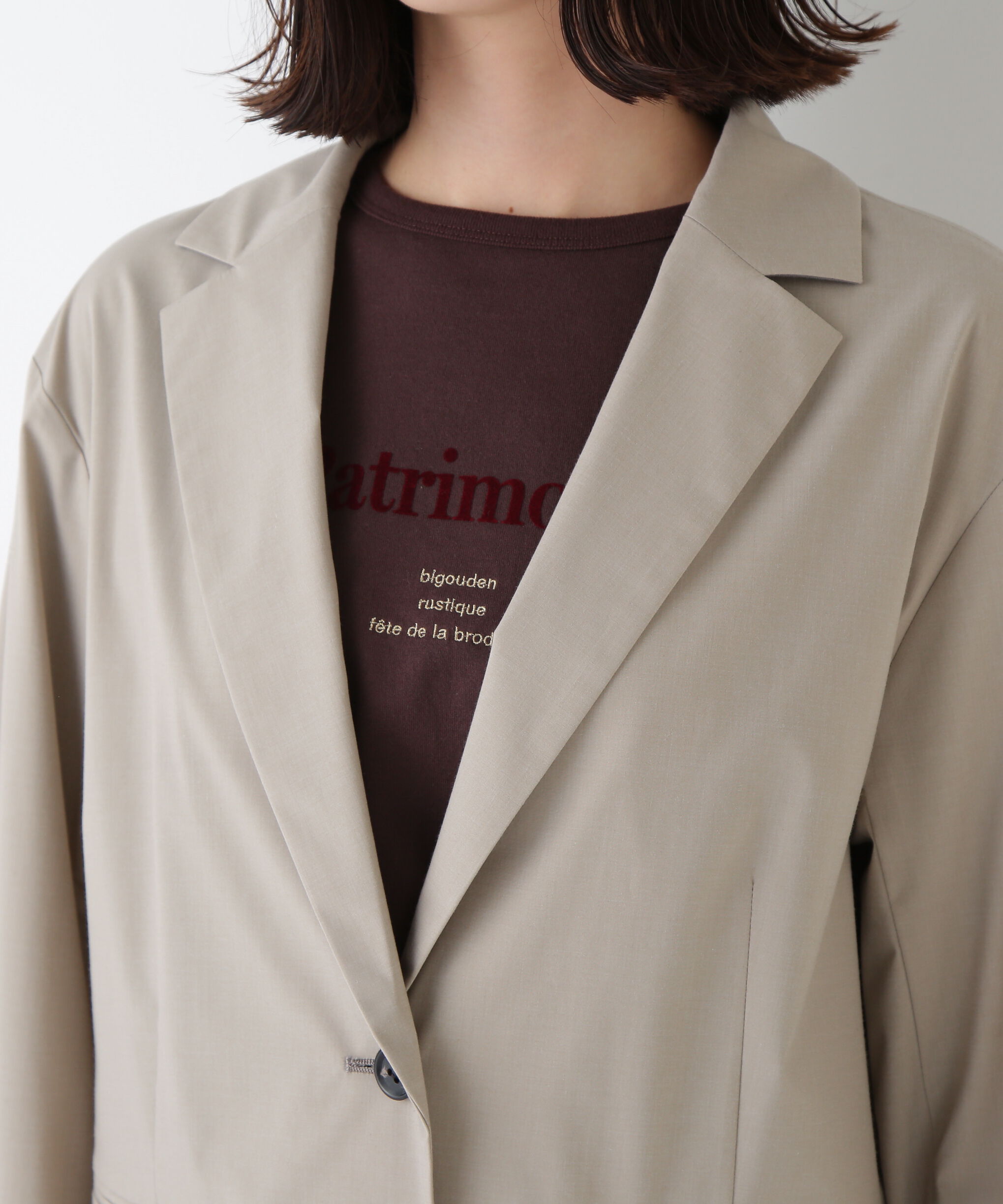  「◆ＴＲ&times;ＴＣポプリンストレッチボックステーラードジャケット」|その他|