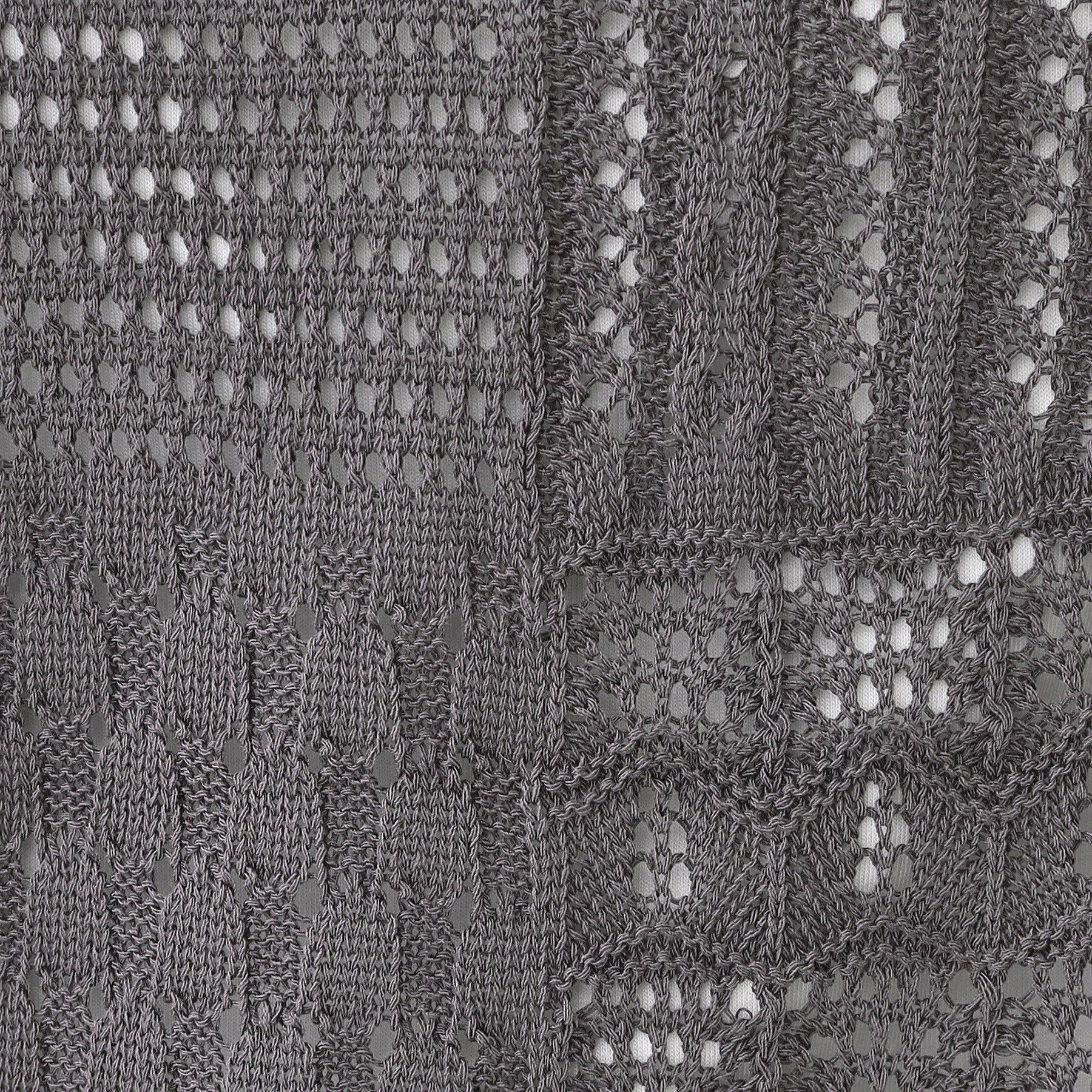 SHOO･LA･RUE「パッチワーク風 編み地切替えニットベスト」|ベスト・ジレ|