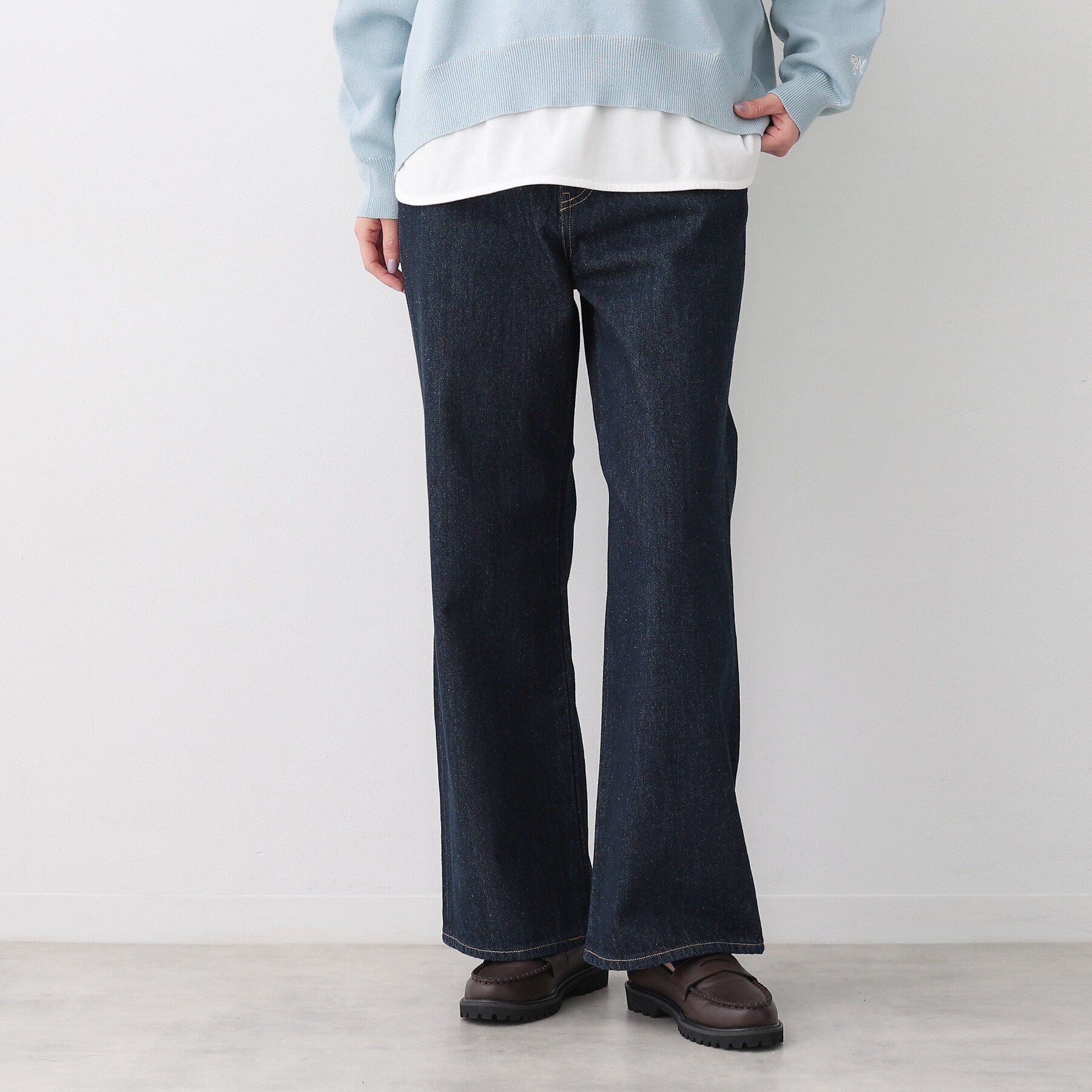 Dessin「【洗える】リラックスフレアシルエット12OZデニム」|その他|