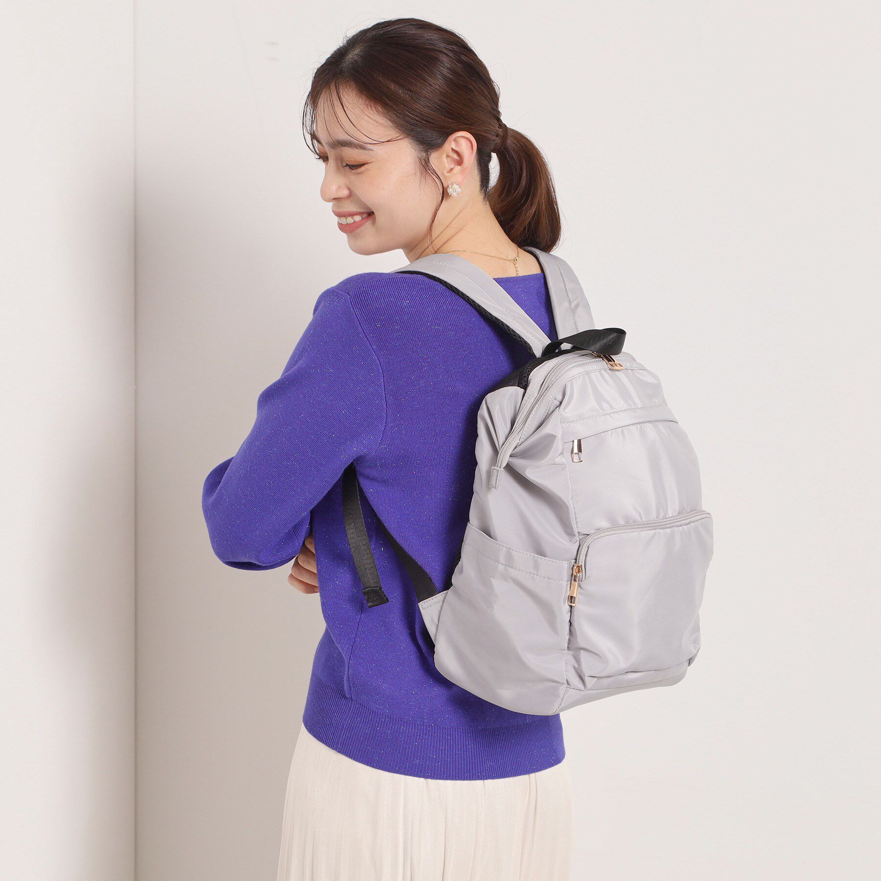 ITS&rsquo;DEMO「【A4／7ポケット】口金リュック」|リュック|