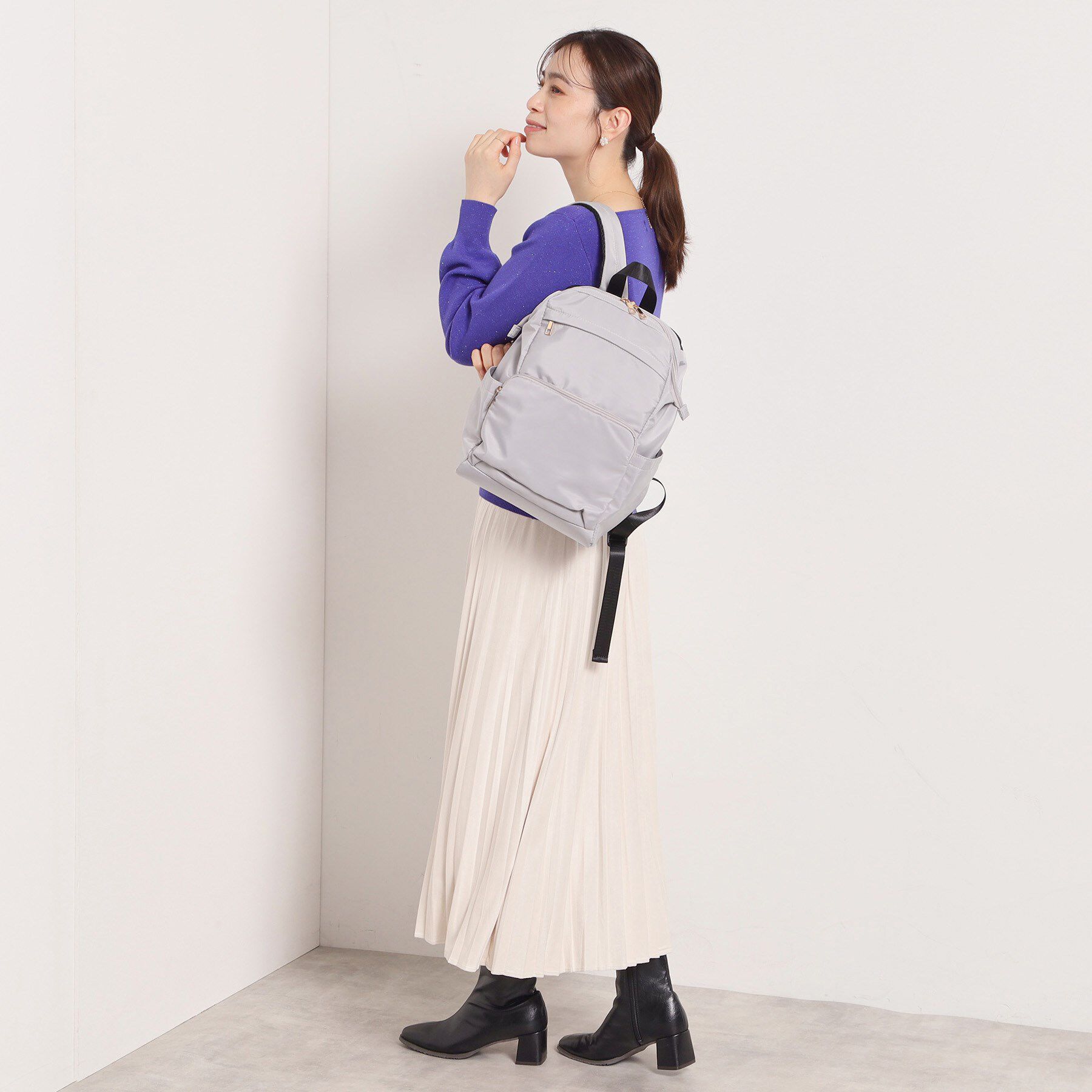 ITS&rsquo;DEMO「【A4／7ポケット】口金リュック」|リュック|