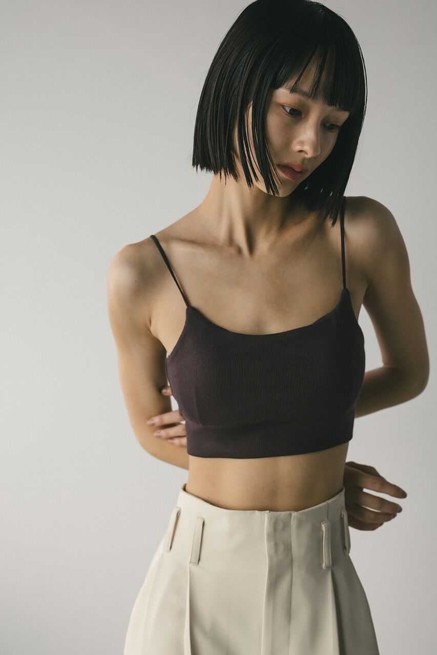 STYLEMIXER「カップ付きブラトップ」|チューブトップ|BRN