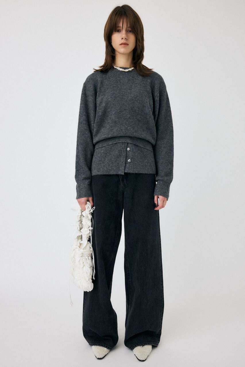 MOUSSY「MULTIWAY KNIT セットアップ」|ニット・セーター|