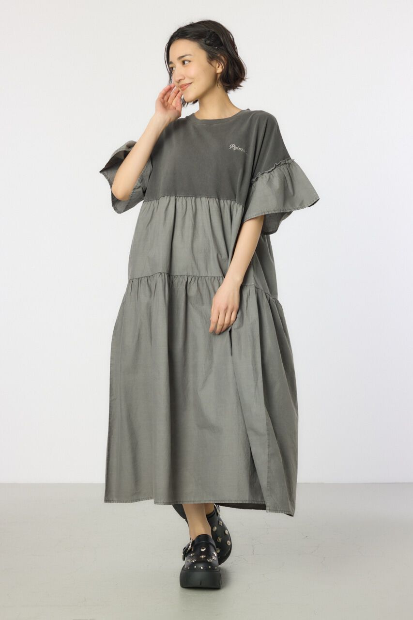 RODEO CROWNS「ピグメントドッキングティアードワンピース」|ワンピース|