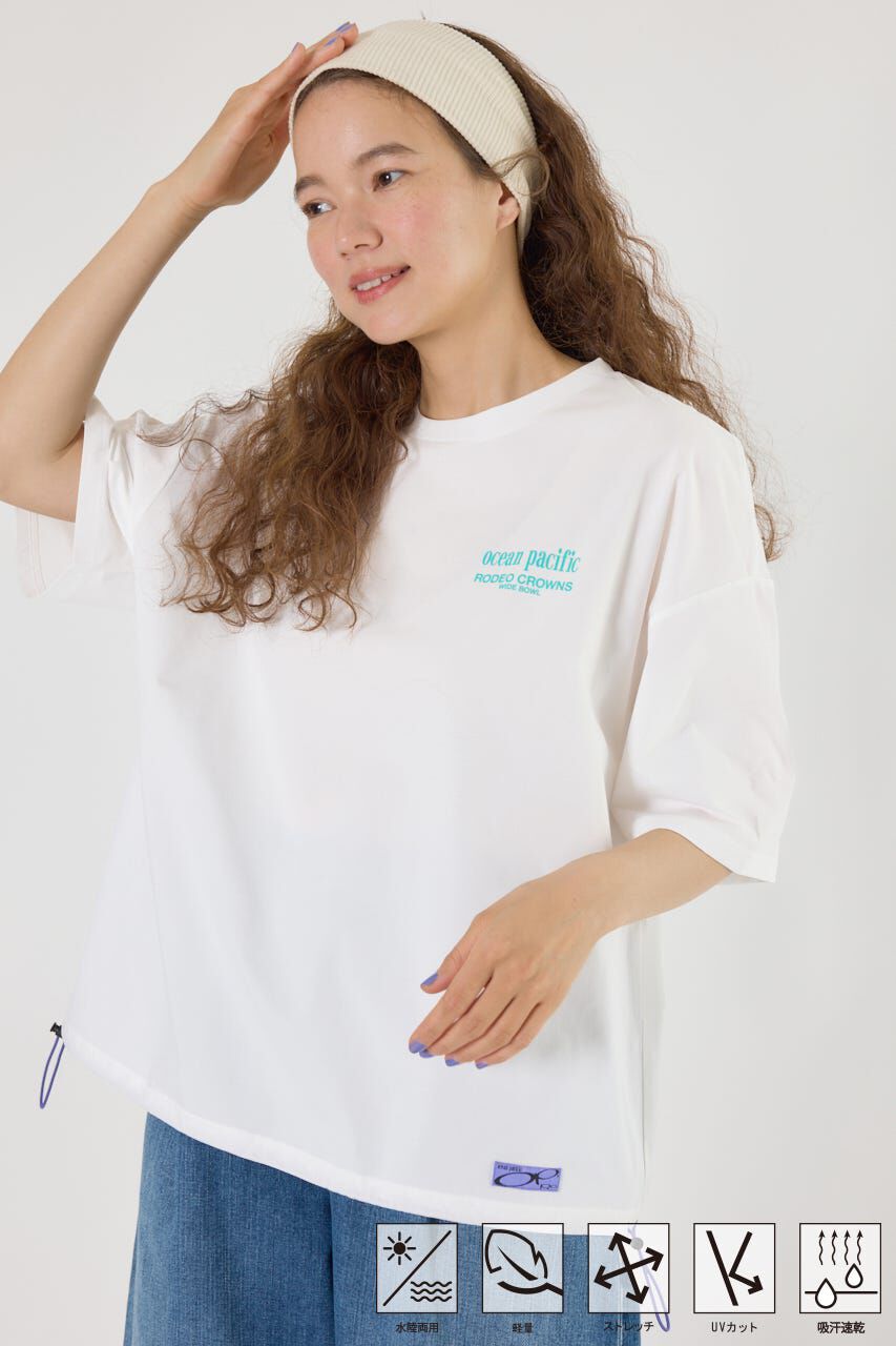 RODEO CROWNS「(OP)ラッシュガード Tシャツ」|Tシャツ・カットソー|O/WHT1