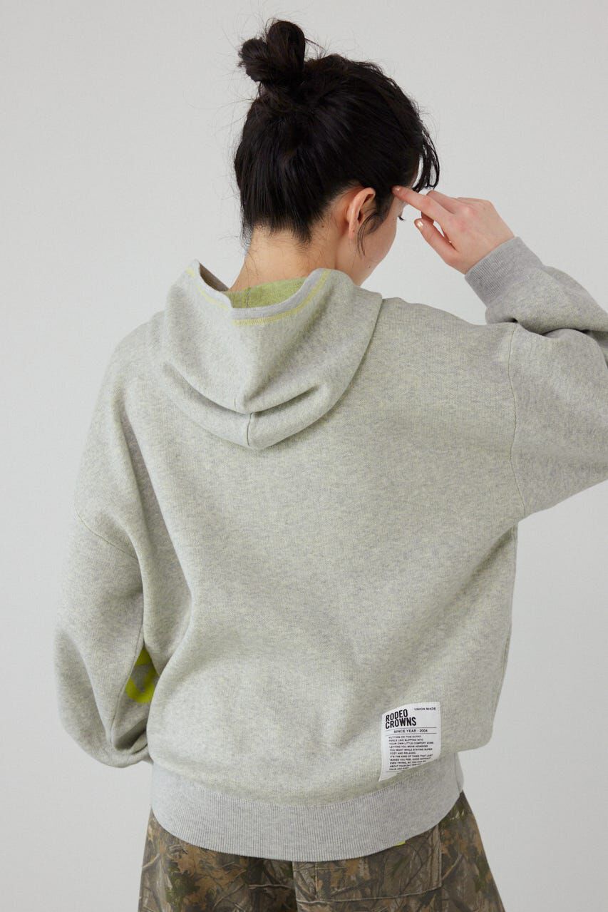 RODEO CROWNS「スウェットライクフロントロゴニットフーディー」|パーカー|