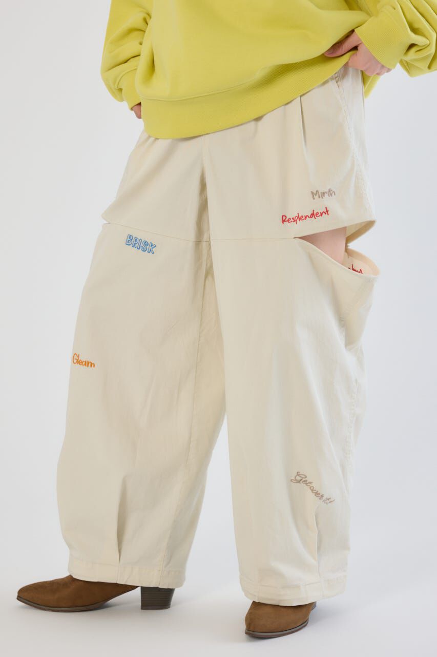 RODEO CROWNS「embroideryサイドジップパンツ」|その他|