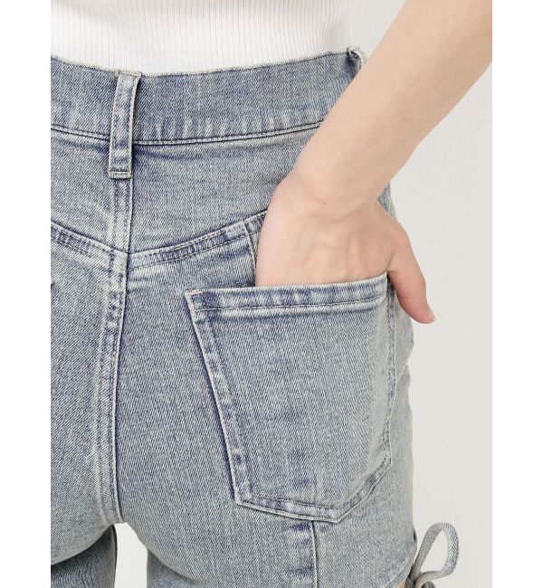 RESEXXY「【追加生産分】カットアウトリボンデニムパンツ」|デニム|