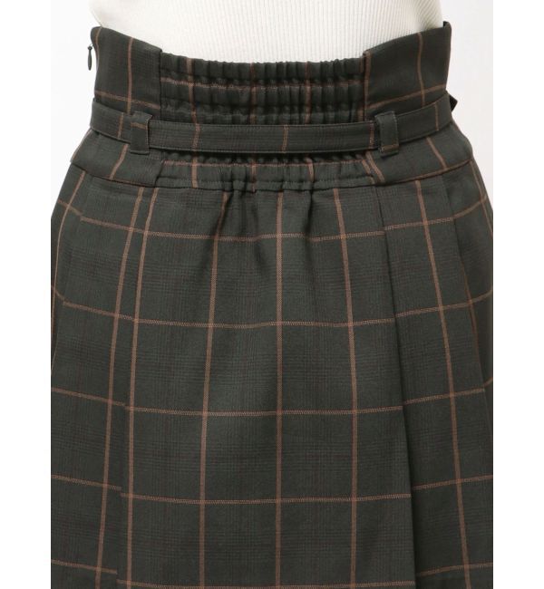 MERCURYDUO「ベルト付きチェックプリーツミニスカパン」|その他|