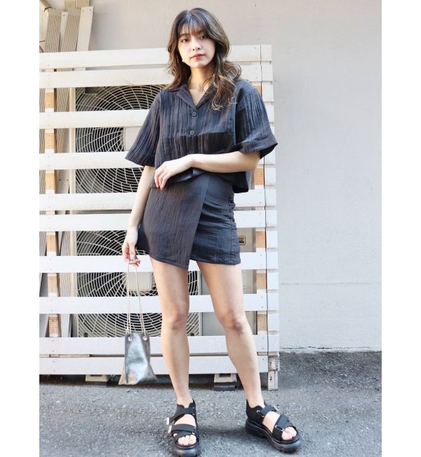 MURUA「ハイウエストラップミニスカート【セットアップ着用可】」|スカート|