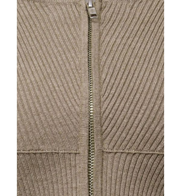 MURUA「ショルダーストラップダブルZIPニット」|ニット・セーター|