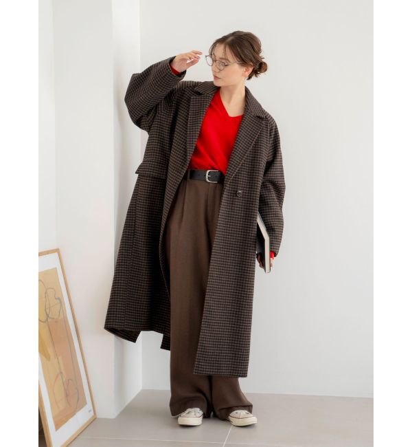 Ungrid「ウール混ルーズタックパンツ」|その他|