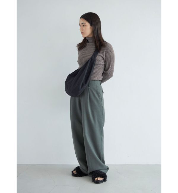 Ungrid「ウール混ルーズタックパンツ」|その他|